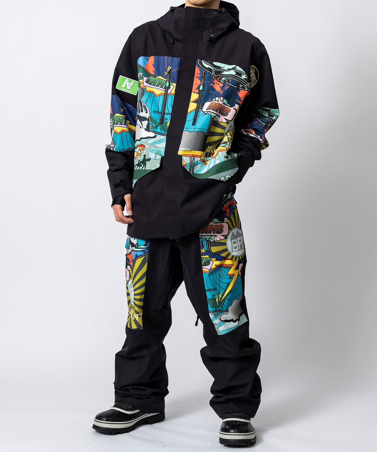 【11月中旬お届け予約商品】【MENS】KNEE PATCH SNOW PANTS ニーパッチスノーパンツ /inhabitant(インハビタント)