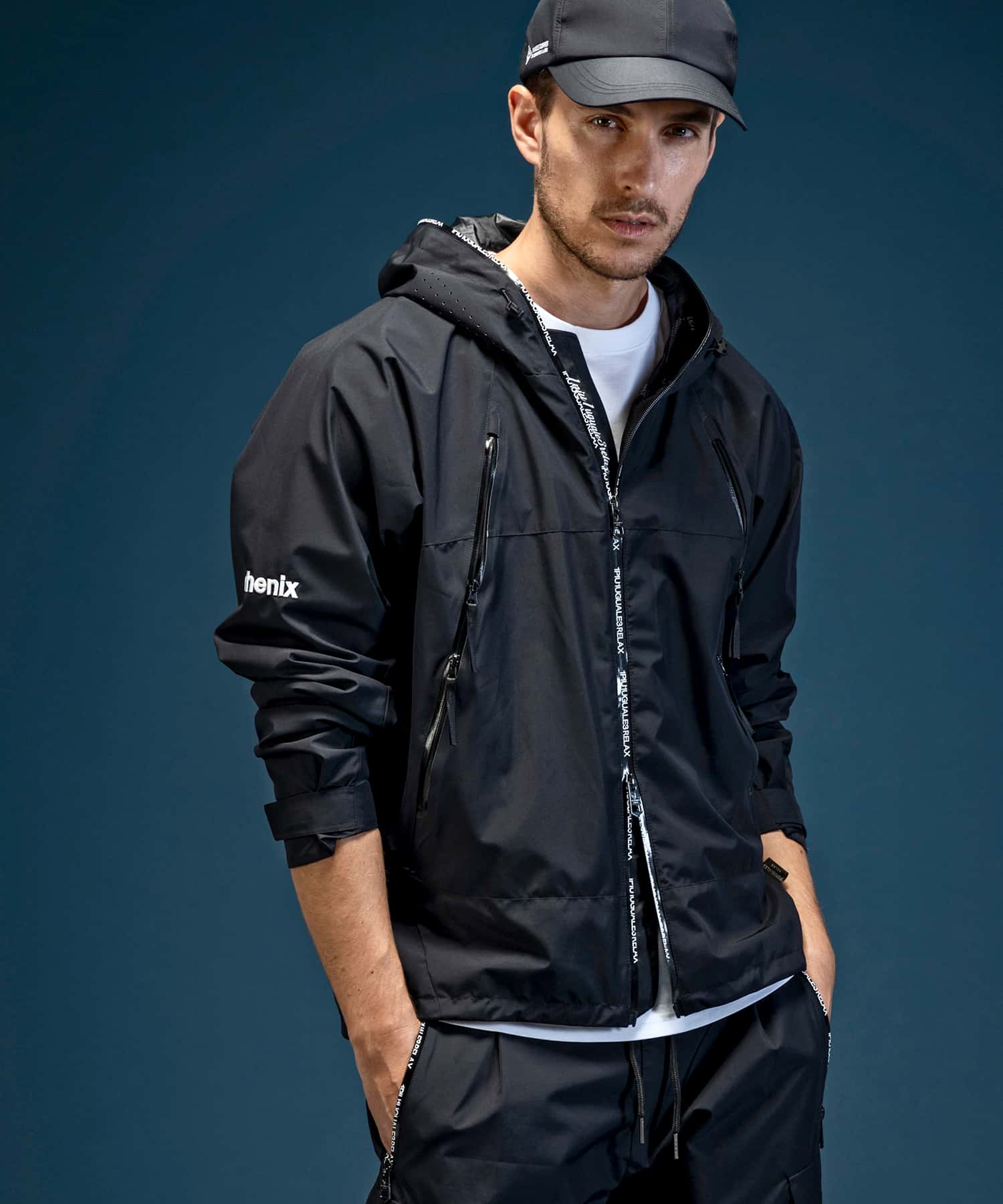 【MENS】マウンテンパーカー WINDSTOPPER プロダクト by GORE-TEX LABS /ウィンドストッパー/ゴアテックス/1PIU1UGUALE3 RELAX × +phenix(ウノピゥウノウグァーレトレ リラックス)