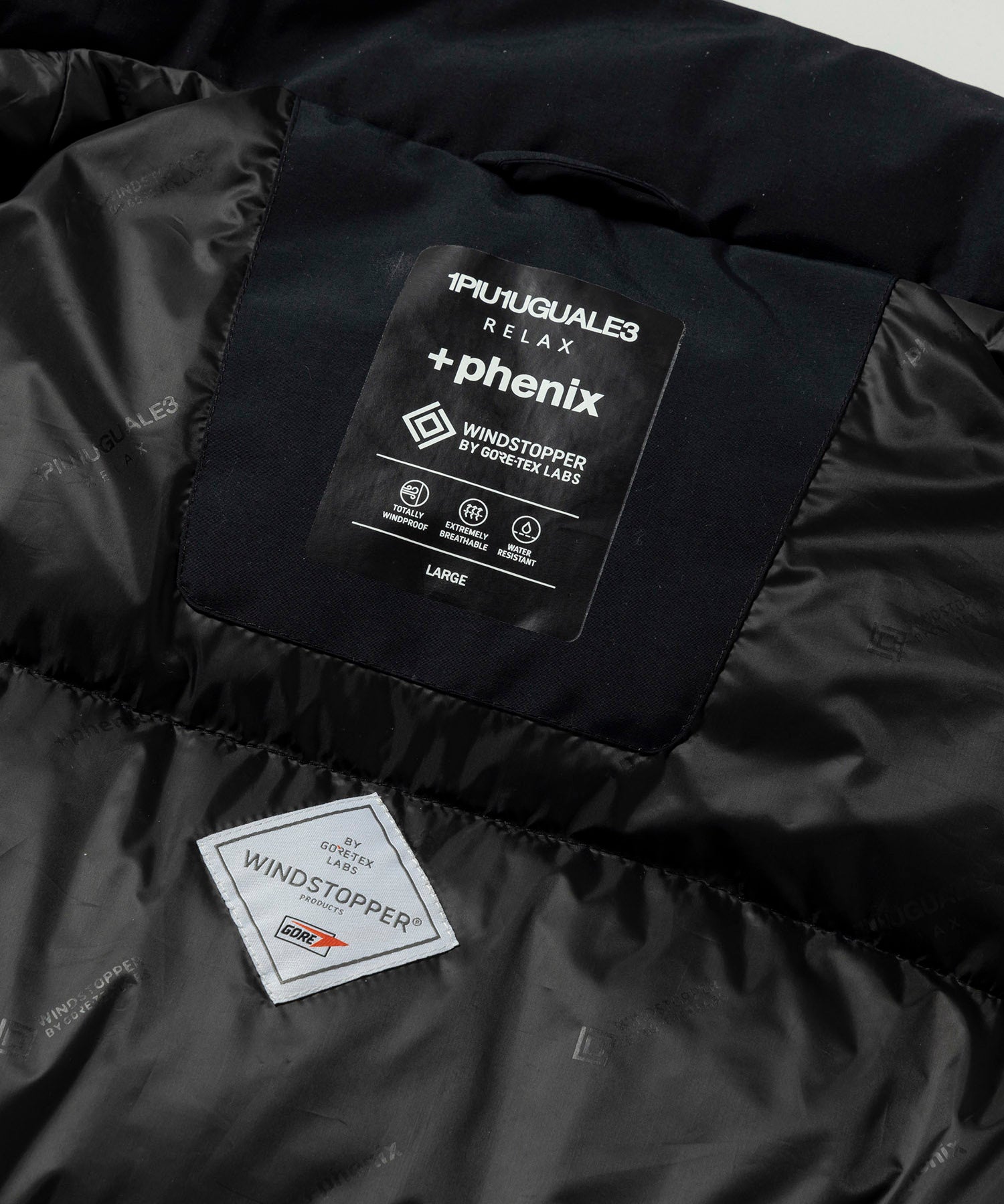 【MENS】GTX DOWN VEST ダウンベスト / WINDSTOPPER(R) プロダクト by GORE-TEX LABS /ウィンドストッパー/ゴアテックス/1PIU1UGUALE3 RELAX × +phenix(ウノピゥウノウグァーレトレ リラックス)