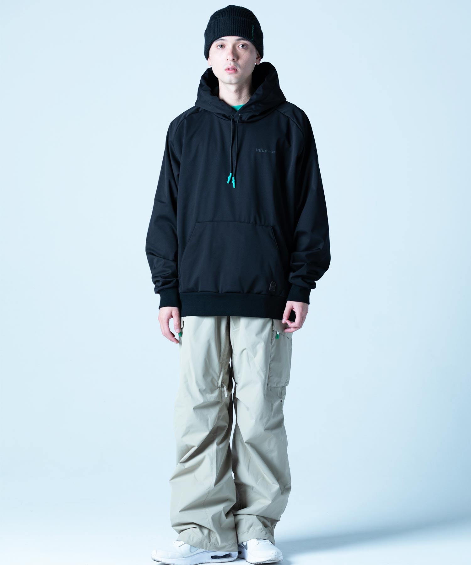 【MENS】撥水・耐水・高耐久加工スキー・スノーボードウェア パーカ WATER-REPELLENT PULL PARKA /inhabitant(インハビタント)