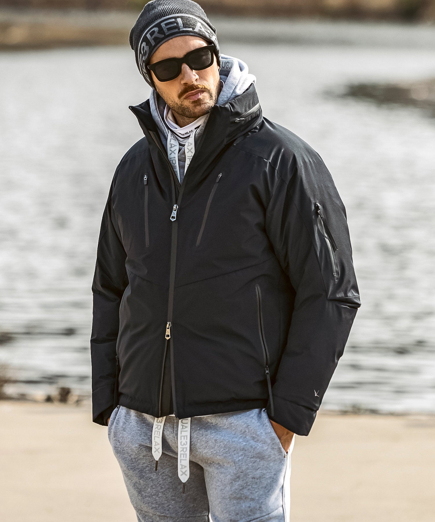 【MENS】GTX STAND DOWN JACKET スタンドダウンジャケット / WINDSTOPPER(R) プロダクト by GORE-TEX LABS /ウィンドストッパー/ゴアテックス/1PIU1UGUALE3 RELAX × +phenix(ウノピゥウノウグァーレトレ リラックス)