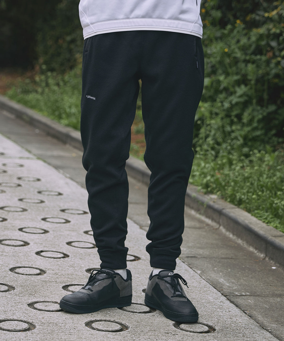 【MENS】MELANGE FLEECE PANTS メランジ フリース パンツ +phenix(プラスフェニックス)