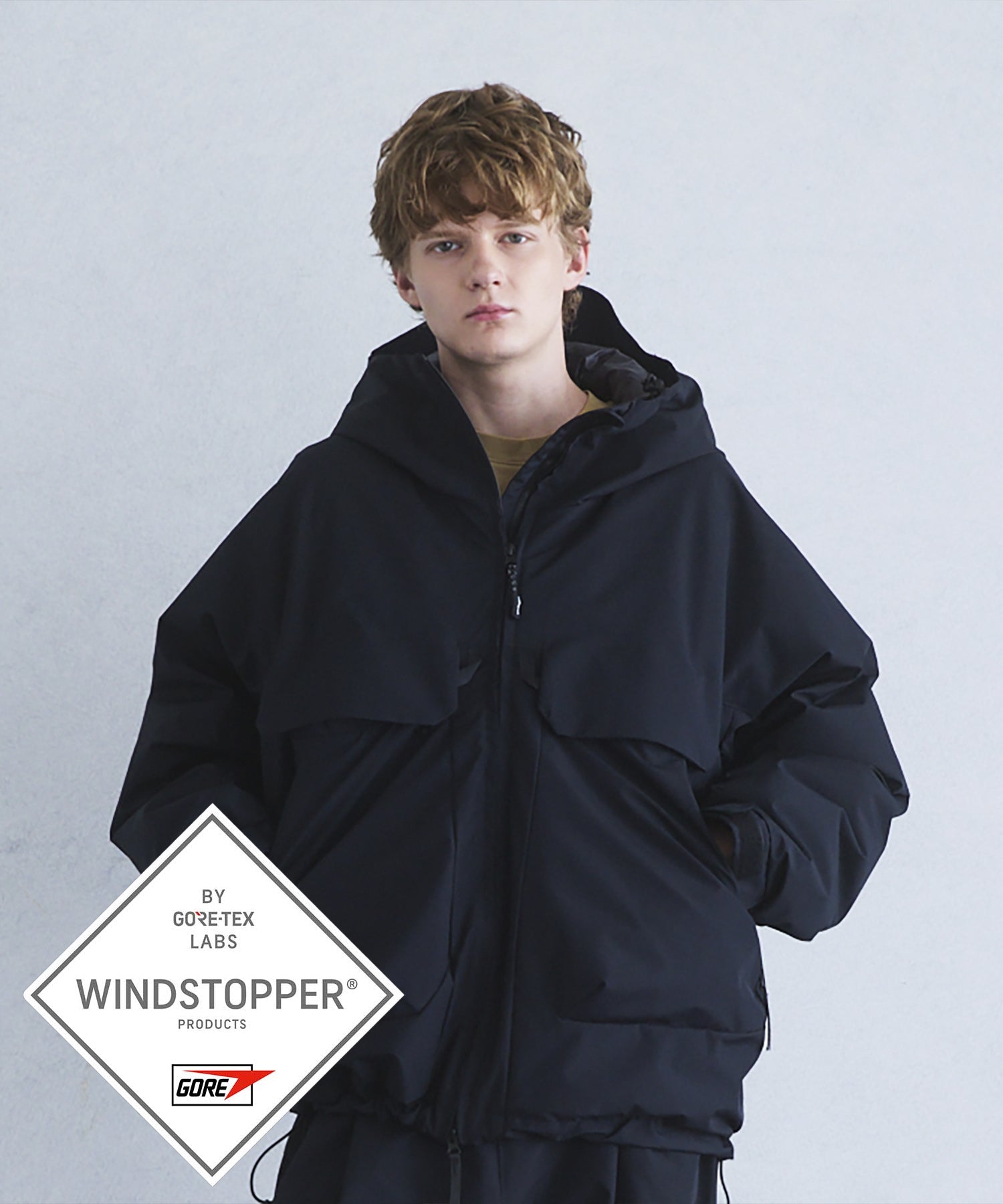 【10月下旬お届け予約商品】【MENS】FISHERMANS DOWN JACKET フィッシャーマンズダウンジャケット / WINDSTOPPER(R) プロダクト by GORE TEX LABS / +phenix(プラスフェニックス)
