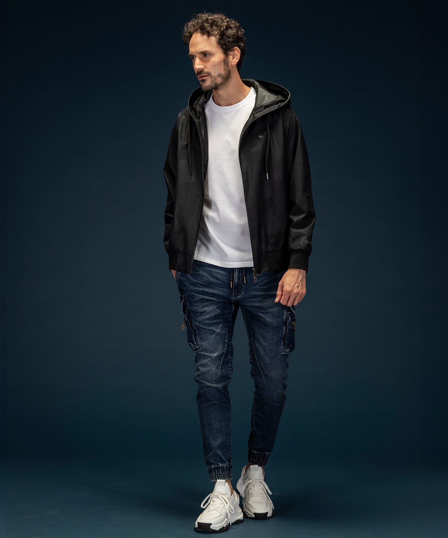 【MENS】GTX ZIP HOODIE ジップフーディー / WINDSTOPPER(R) プロダクト by GORE-TEX LABS /ウィンドストッパー/ゴアテックス/1PIU1UGUALE3 RELAX × +phenix(ウノピゥウノウグァーレトレ リラックス)
