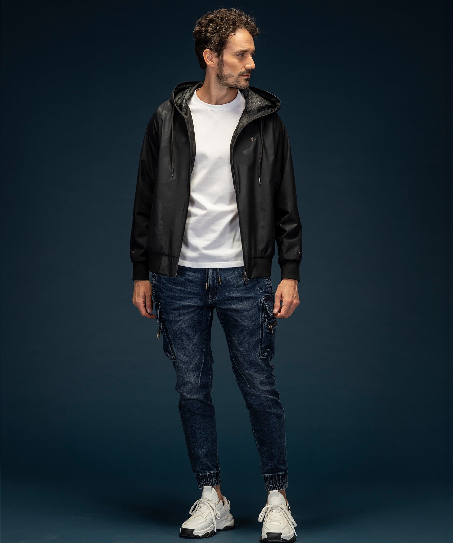 【MENS】GTX ZIP HOODIE ジップフーディー / WINDSTOPPER(R) プロダクト by GORE-TEX LABS /ウィンドストッパー/ゴアテックス/1PIU1UGUALE3 RELAX × +phenix(ウノピゥウノウグァーレトレ リラックス)