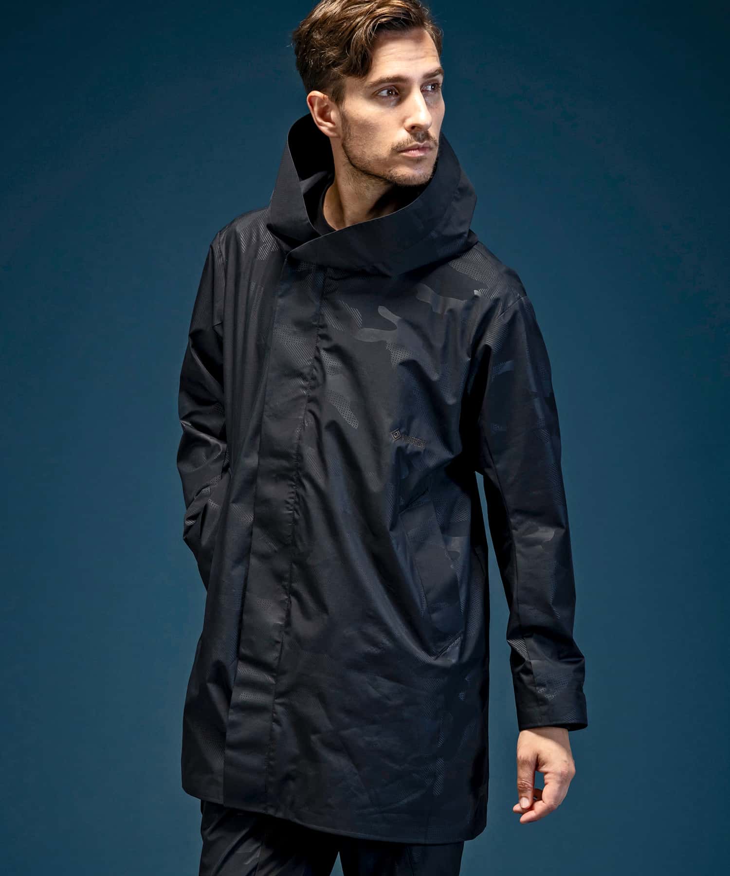 【MENS】ラップコート WINDSTOPPER プロダクト by GORE-TEX LABS /ウィンドストッパー/ゴアテックス/1PIU1UGUALE3 RELAX × +phenix(ウノピゥウノウグァーレトレ リラックス)