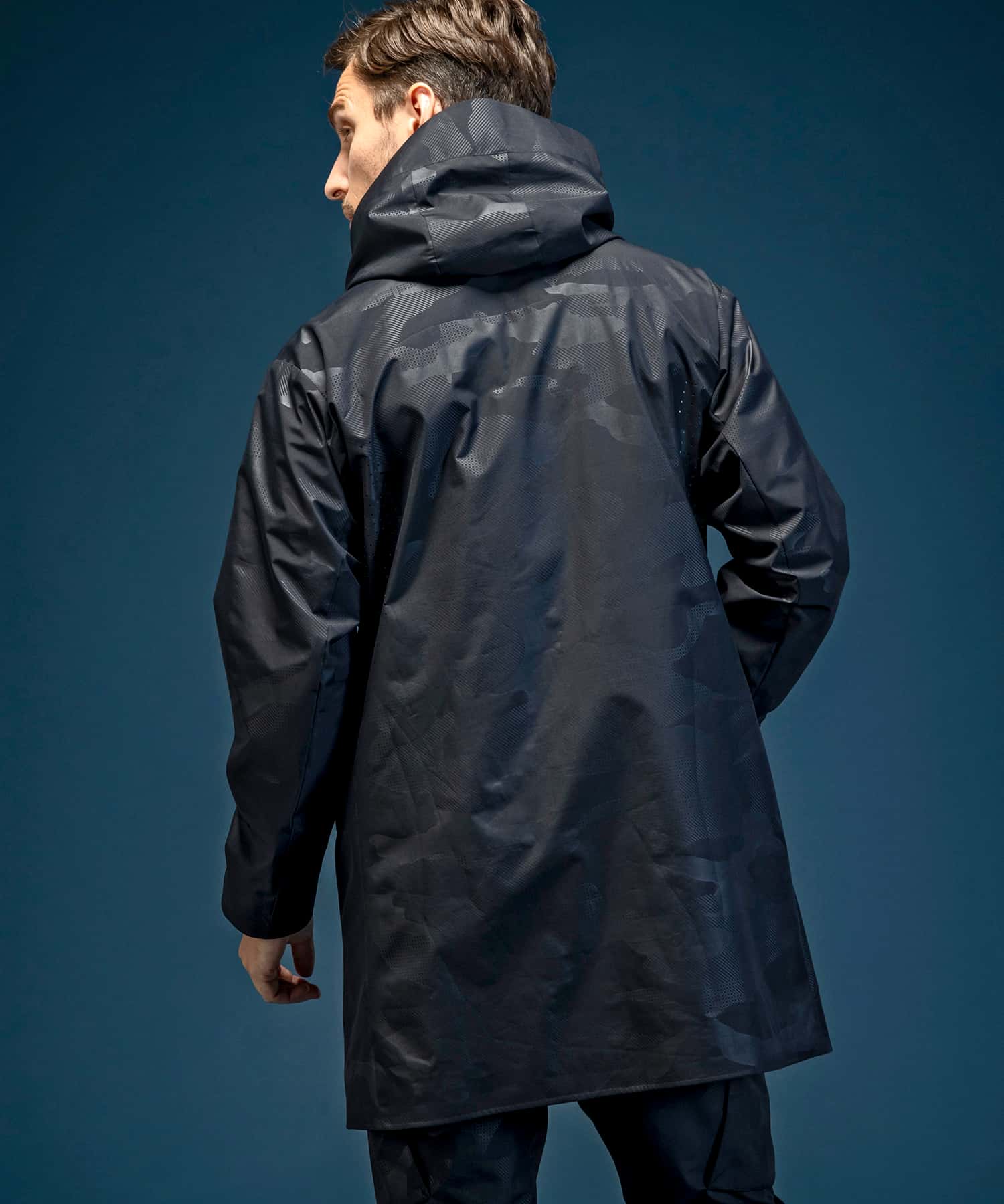 【MENS】ラップコート WINDSTOPPER プロダクト by GORE-TEX LABS /ウィンドストッパー/ゴアテックス/1PIU1UGUALE3 RELAX × +phenix(ウノピゥウノウグァーレトレ リラックス)