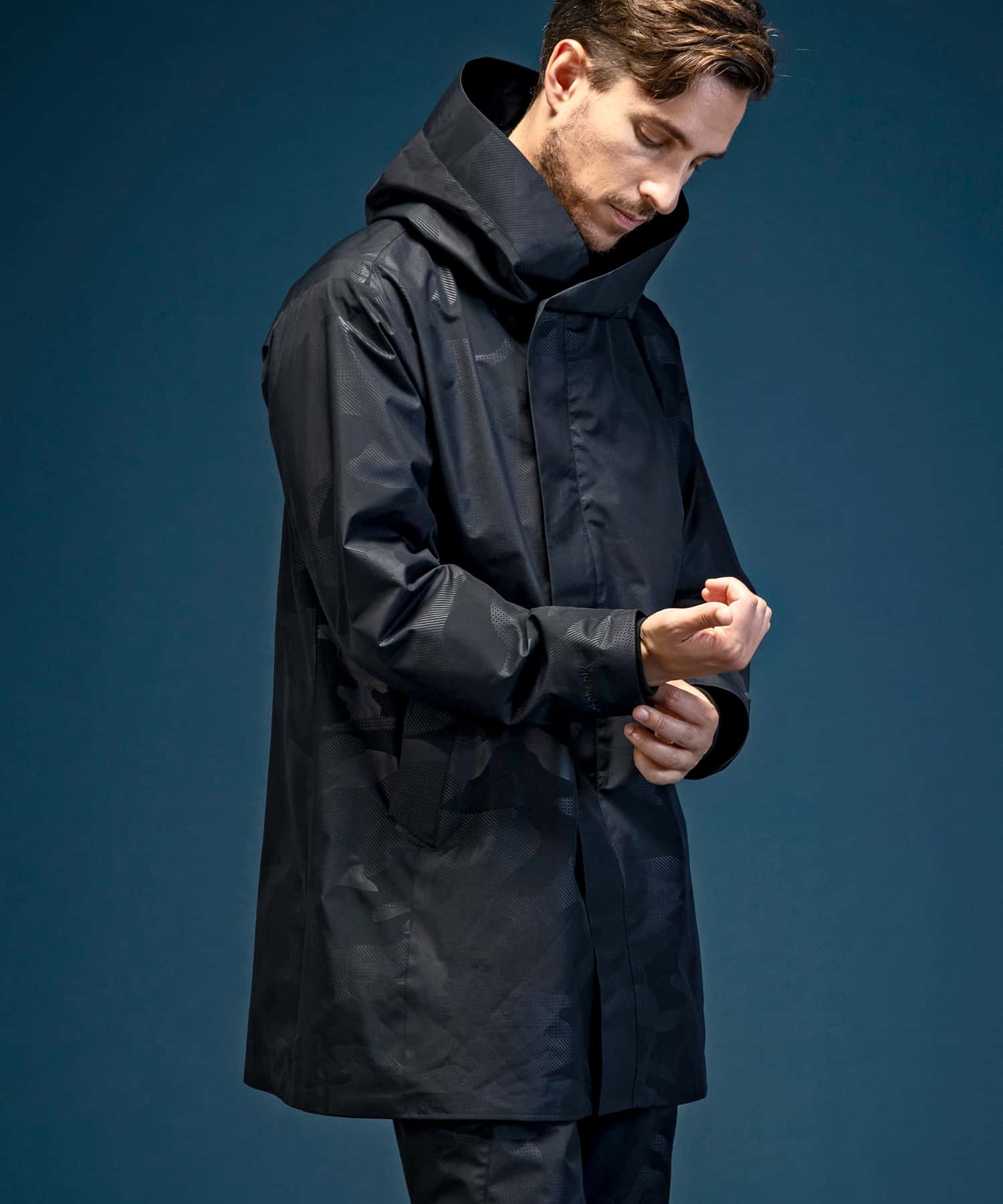 【MENS】ラップコート WINDSTOPPER プロダクト by GORE-TEX LABS /ウィンドストッパー/ゴアテックス/1PIU1UGUALE3 RELAX × +phenix(ウノピゥウノウグァーレトレ リラックス)
