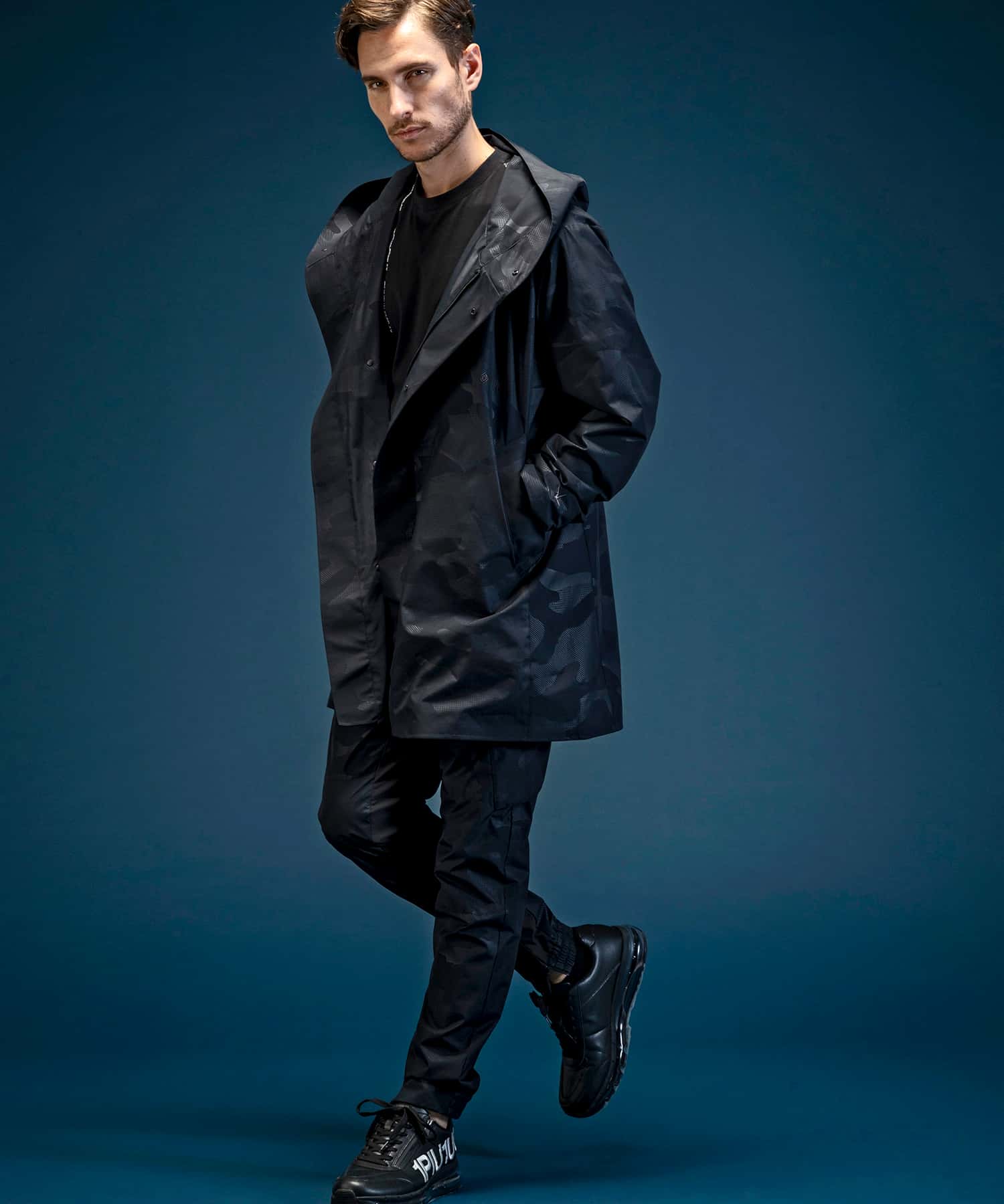 【MENS】ラップコート WINDSTOPPER プロダクト by GORE-TEX LABS /ウィンドストッパー/ゴアテックス/1PIU1UGUALE3 RELAX × +phenix(ウノピゥウノウグァーレトレ リラックス)