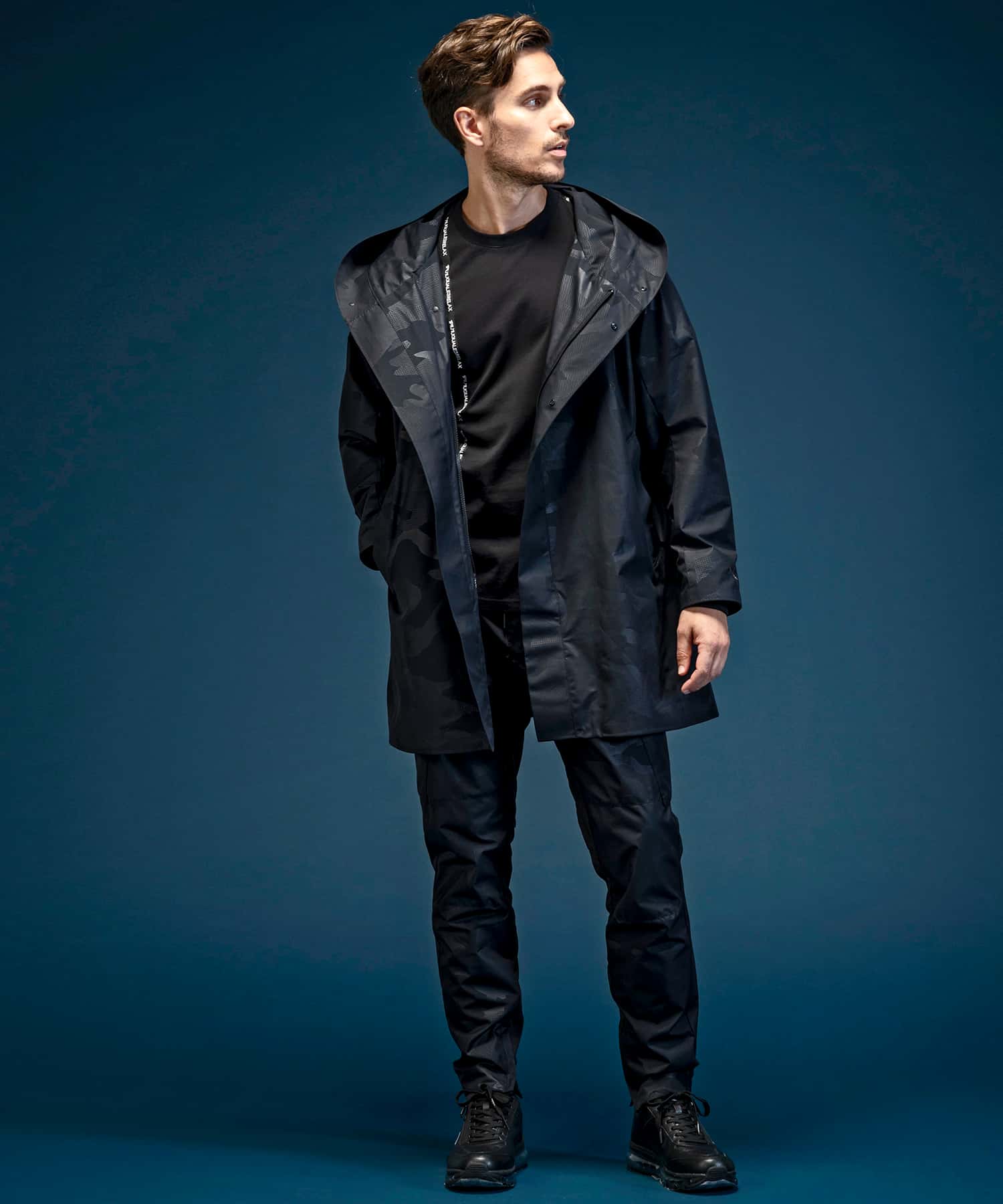 【MENS】ラップコート WINDSTOPPER プロダクト by GORE-TEX LABS /ウィンドストッパー/ゴアテックス/1PIU1UGUALE3 RELAX × +phenix(ウノピゥウノウグァーレトレ リラックス)