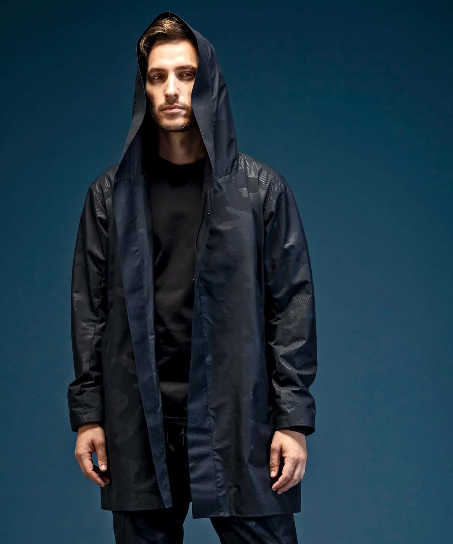 【MENS】ラップコート WINDSTOPPER プロダクト by GORE-TEX LABS /ウィンドストッパー/ゴアテックス/1PIU1UGUALE3 RELAX × +phenix(ウノピゥウノウグァーレトレ リラックス)