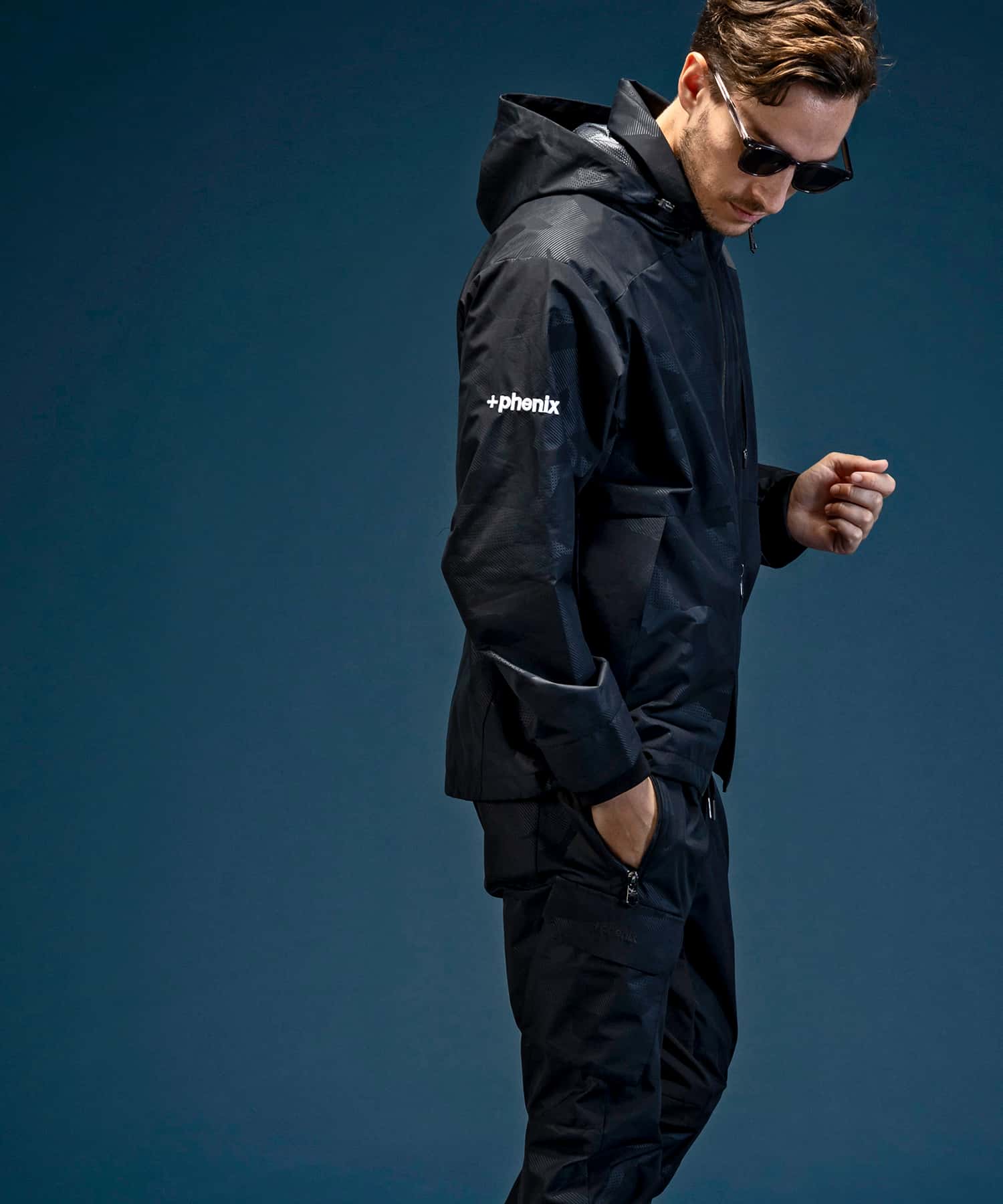 【MENS】トラックジャケット WINDSTOPPER プロダクト by GORE-TEX LABS /ウィンドストッパー/ゴアテックス/1PIU1UGUALE3 RELAX × +phenix(ウノピゥウノウグァーレトレ リラックス)