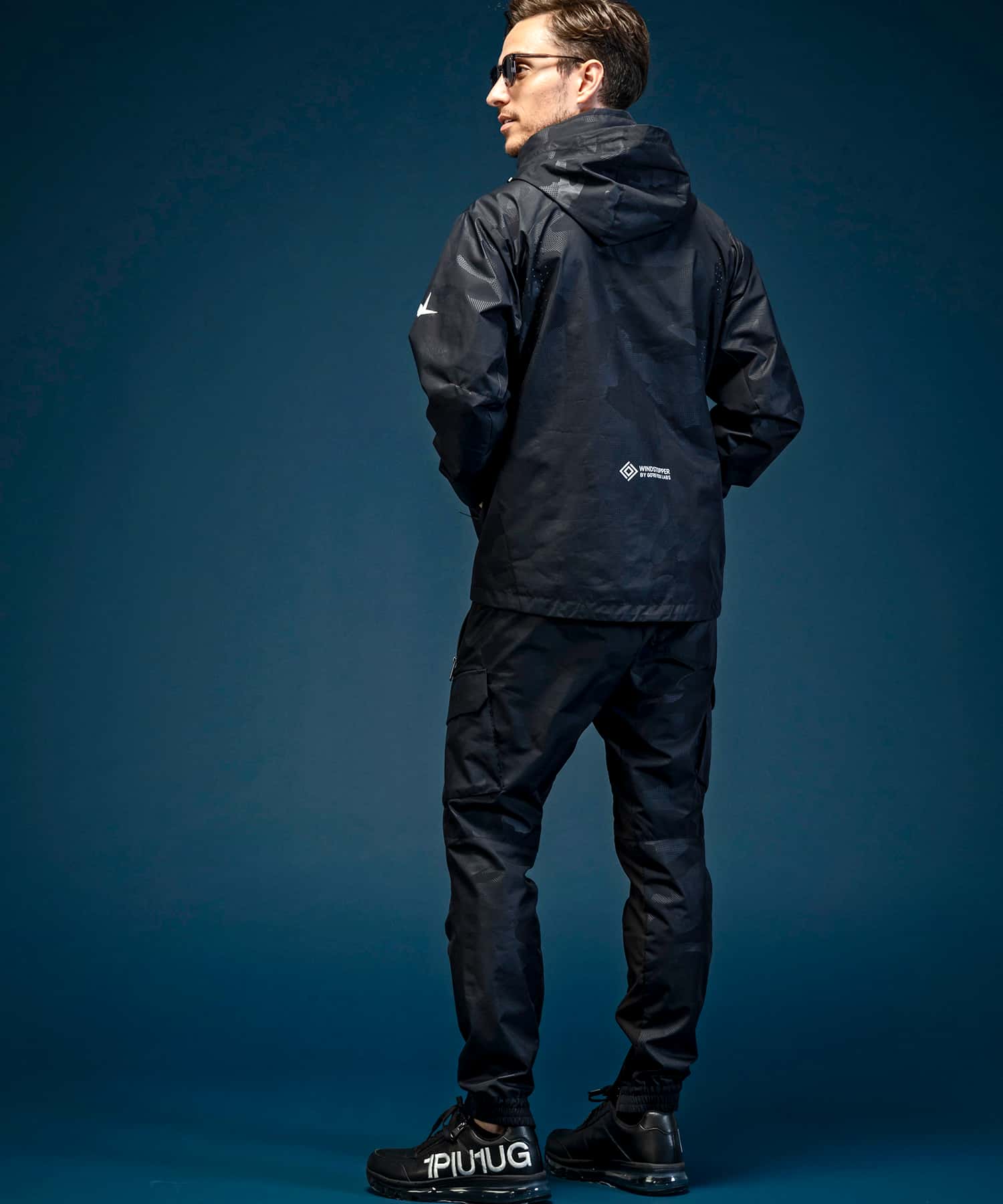 【MENS】トラックジャケット WINDSTOPPER プロダクト by GORE-TEX LABS /ウィンドストッパー/ゴアテックス/1PIU1UGUALE3 RELAX × +phenix(ウノピゥウノウグァーレトレ リラックス)