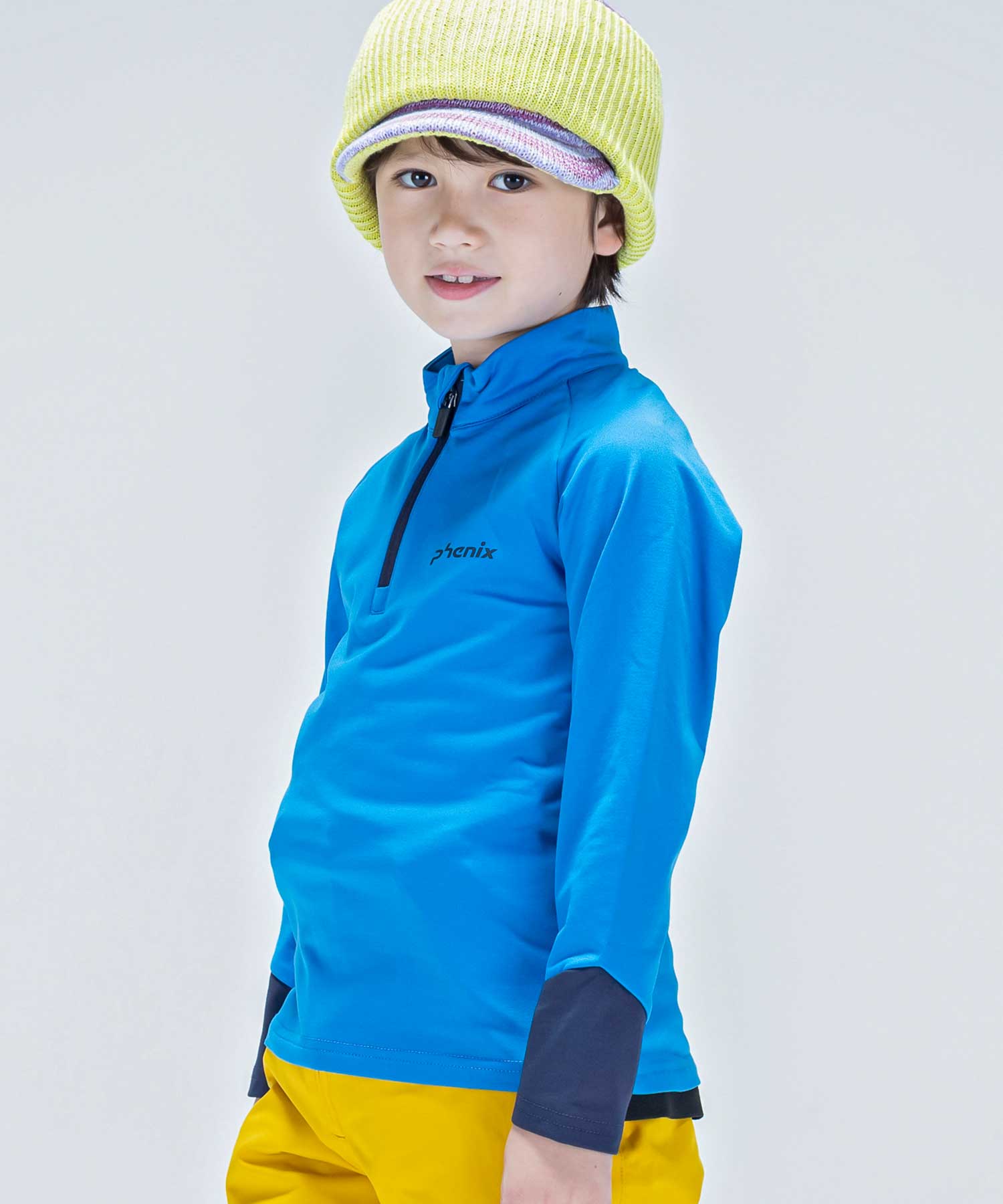 【KIDS/JUNIOR】子供用スキーウェア アンダーウェア インナーウェア Lightning Junior 1/2 Zip Tee / Jr /phenixスキーウェア 23AW
