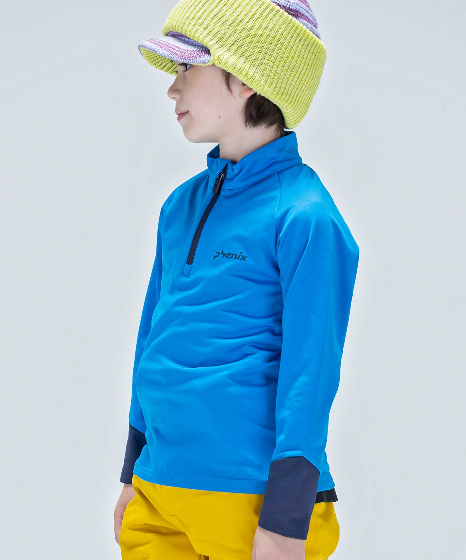 【KIDS/JUNIOR】子供用スキーウェア アンダーウェア インナーウェア Lightning Junior 1/2 Zip Tee / Jr /phenixスキーウェア 23AW