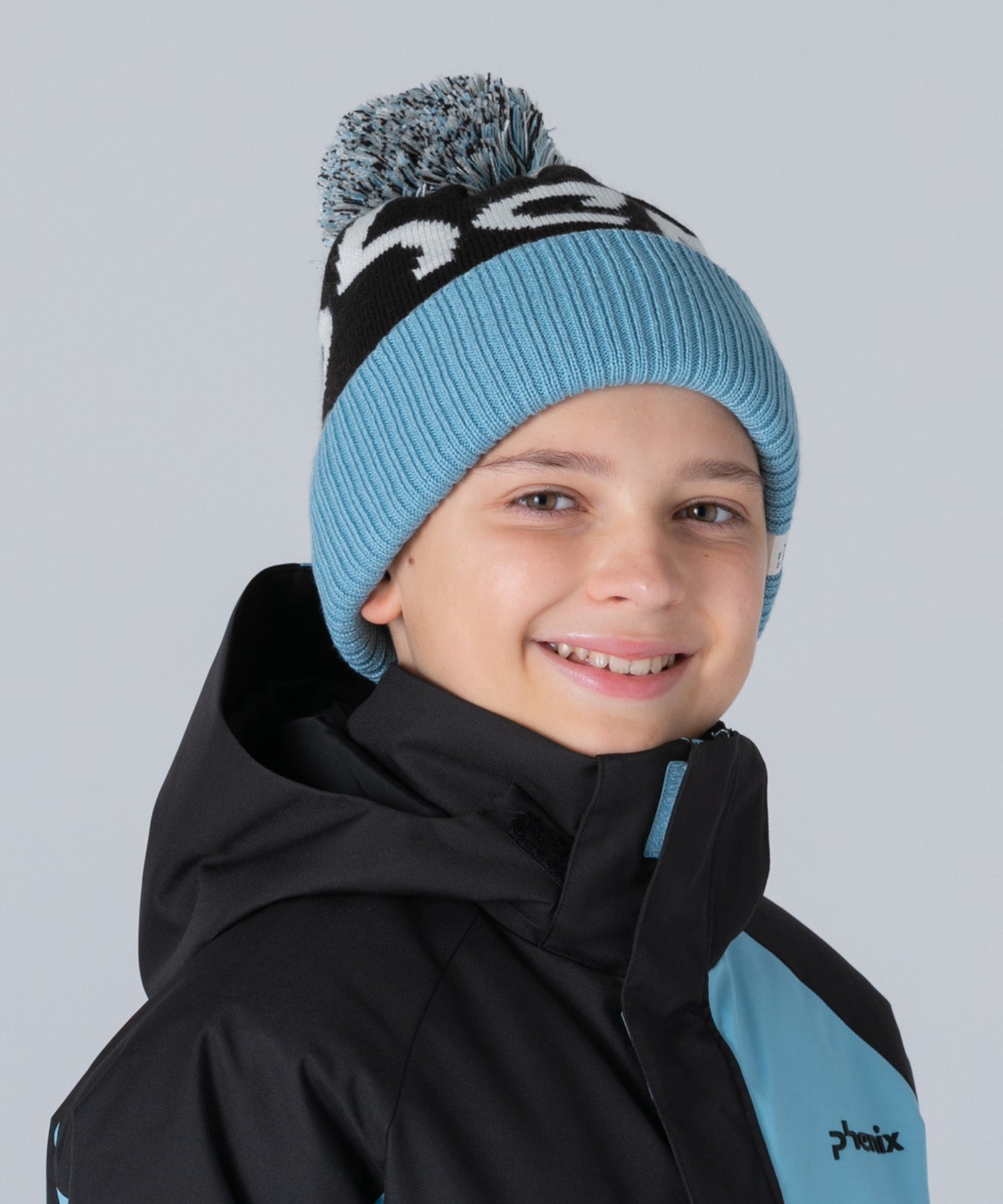 【KIDS/JUNIOR】Phenix Big Logo Junior Knit Hat フェニックスビッグロゴニットハット /phenixスキーウェア 25AW