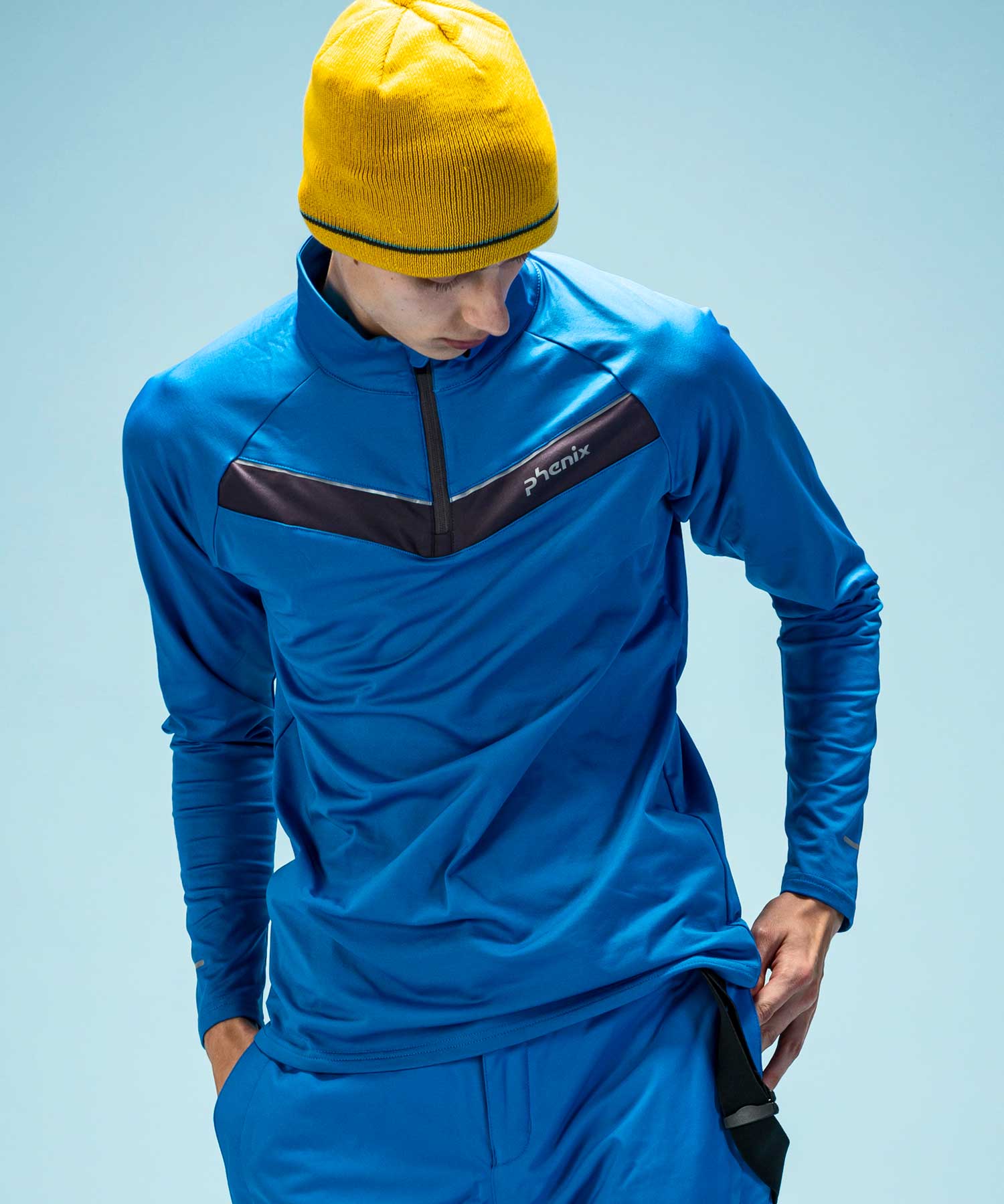 【MENS】スキーウェア アンダーウェア インナーウェア Time Space 1/2 Zip Tee / Middle /phenixスキーウェア23AW