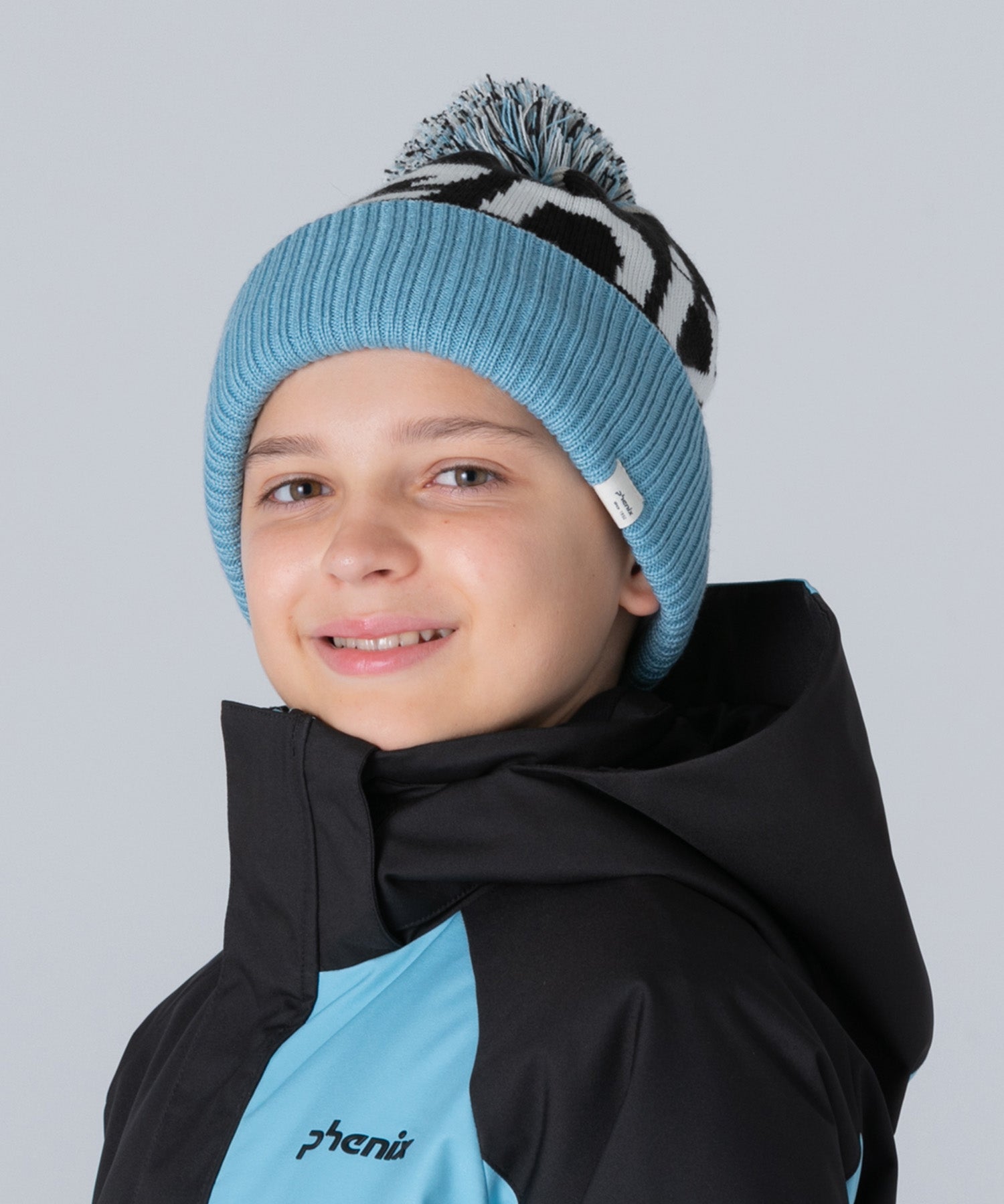 【KIDS/JUNIOR】Phenix Big Logo Junior Knit Hat フェニックスビッグロゴニットハット /phenixスキーウェア 25AW