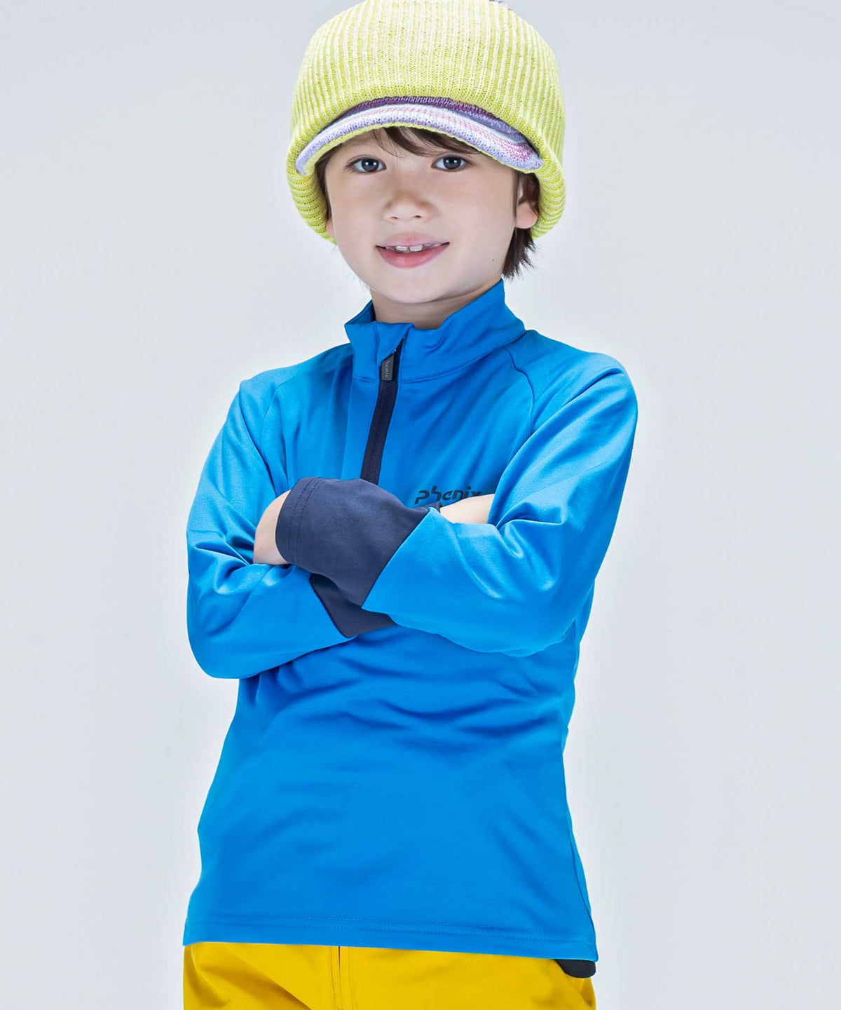 【KIDS/JUNIOR】子供用スキーウェア アンダーウェア インナーウェア Lightning Junior 1/2 Zip Tee / Jr /phenixスキーウェア 23AW