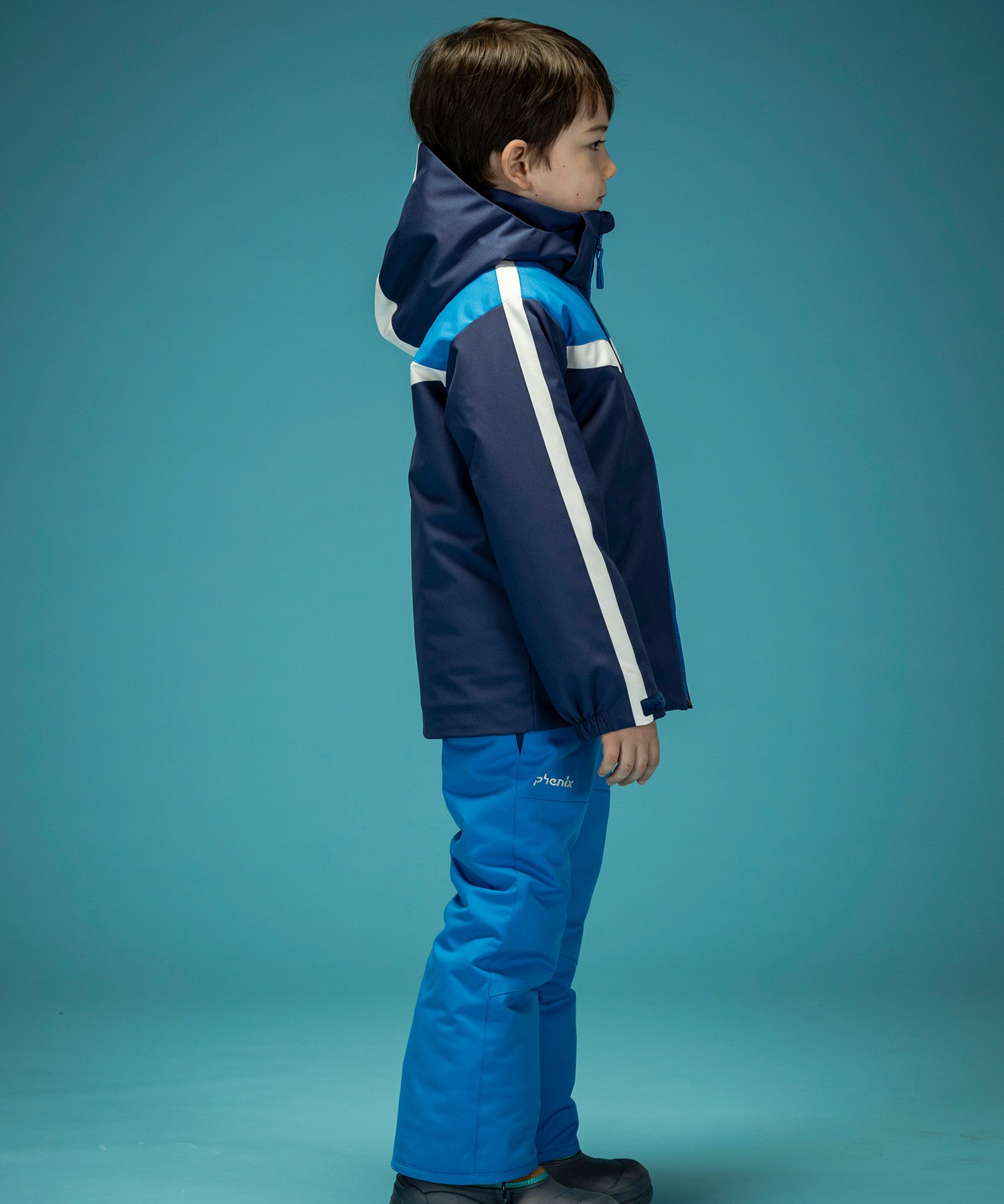 【KIDS/JUNIOR】V Yoke Junior Two-piece ブイヨークジュニアツーピース / JUNIOR / 子供用スキーウェア アウター上下セット / 最大20cmサイズ調整可能 /phenixスキーウェア 24AW