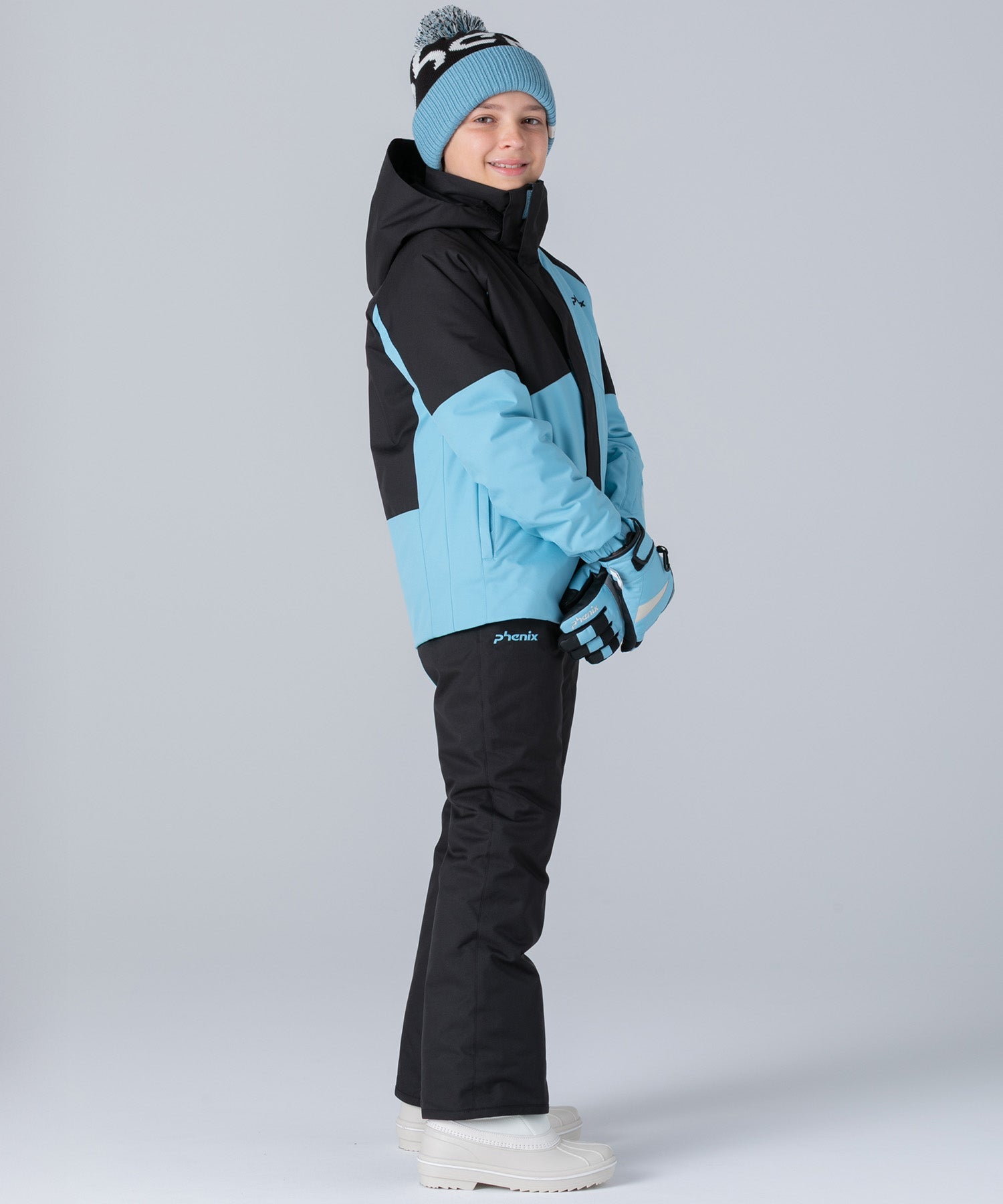【KIDS/JUNIOR】Asymmetrical Bicolor Two-piece アシンメトリカルバイカラーツーピース /phenixスキーウェア 25AW