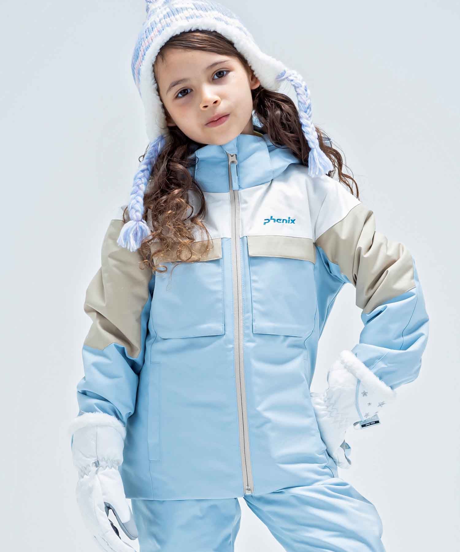 【KIDS/JUNIOR】子供用スキーウェア アウター上下セット ツーピース Orion Junior Two-piece / Jr / 最大20cmサイズ調整可能 /phenixスキーウェア23AW