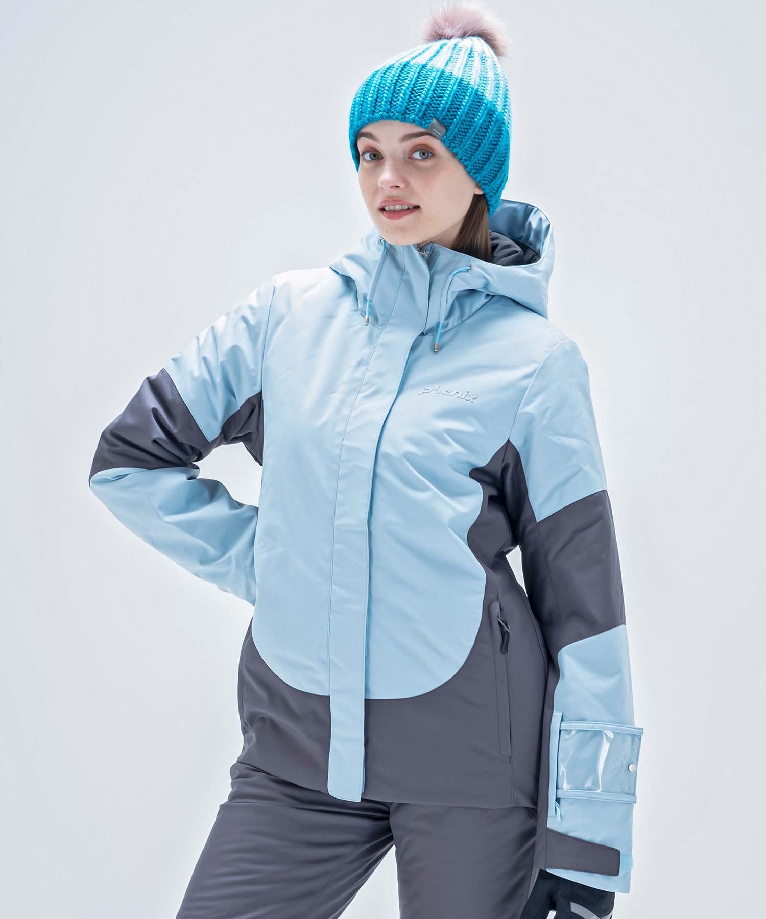 【WOMENS】Curving Panel Ws Two-piece スキーウェア アウター ジャケットとパンツの上下セット ツーピース / JAPAN /phenixスキーウェア23AW