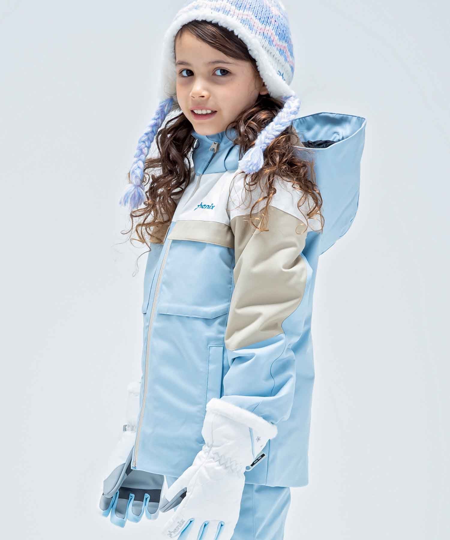 【KIDS/JUNIOR】子供用スキーウェア アウター上下セット ツーピース Orion Junior Two-piece / Jr / 最大20cmサイズ調整可能 /phenixスキーウェア23AW