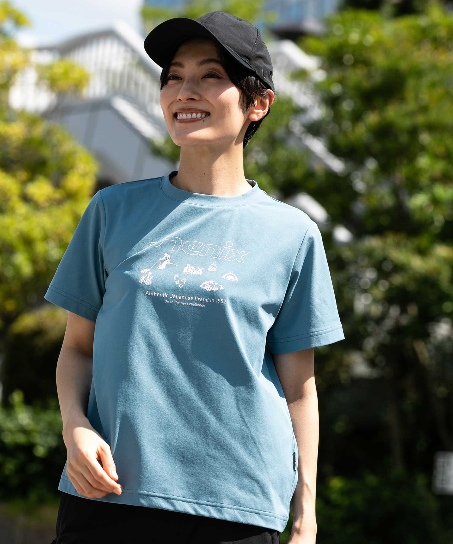 【WOMENS】PHENIX T-SHIRTS フェニックスTシャツ / 速乾 ストレッチ 日焼け防止 快適 抗菌 防臭 /phenix outdoor(フェニックスアウトドア)
