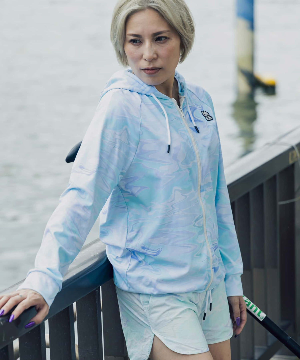 【WOMENS】ロングスリーブ ドライ フーディ Boat Womans Dry Hoodie /inhabitant(インハビタント)