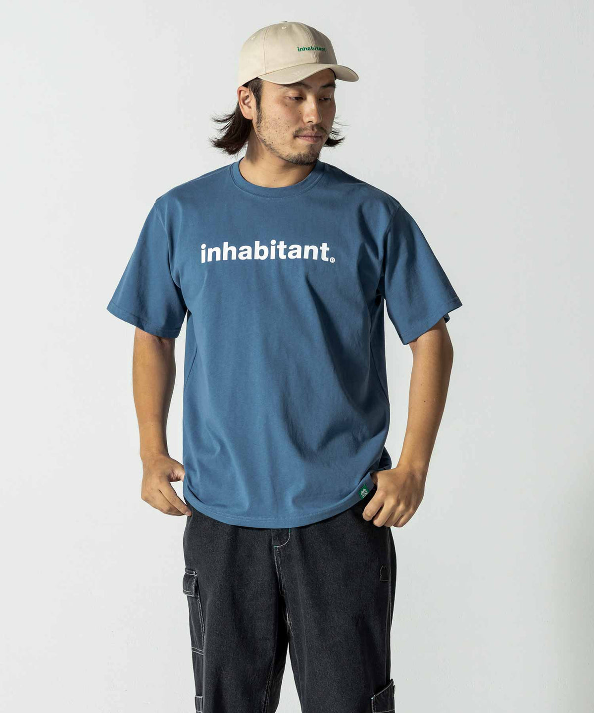 【MENS】Basic Logo T-shirts ロゴTシャツ カジュアルファッション サーフィン レジャー スケートボード inhabitant(インハビタント)