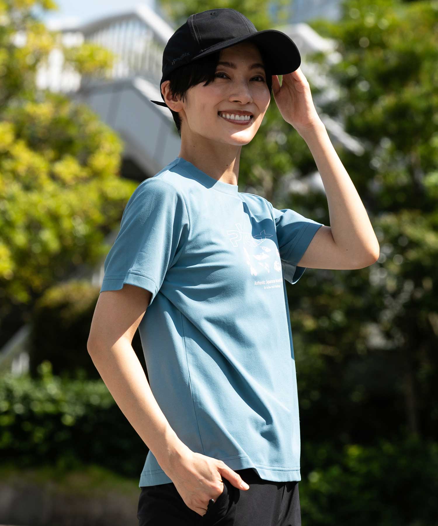 【WOMENS】PHENIX T-SHIRTS フェニックスTシャツ / 速乾 ストレッチ 日焼け防止 快適 抗菌 防臭 /phenix outdoor(フェニックスアウトドア)