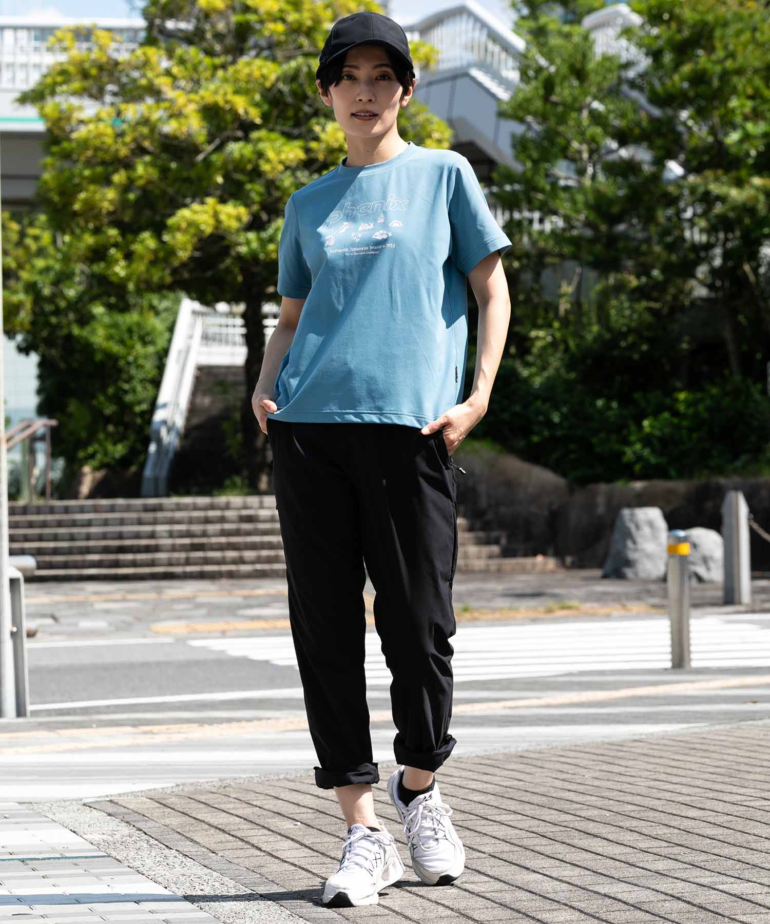 【WOMENS】PHENIX T-SHIRTS フェニックスTシャツ / 速乾 ストレッチ 日焼け防止 快適 抗菌 防臭 /phenix outdoor(フェニックスアウトドア)