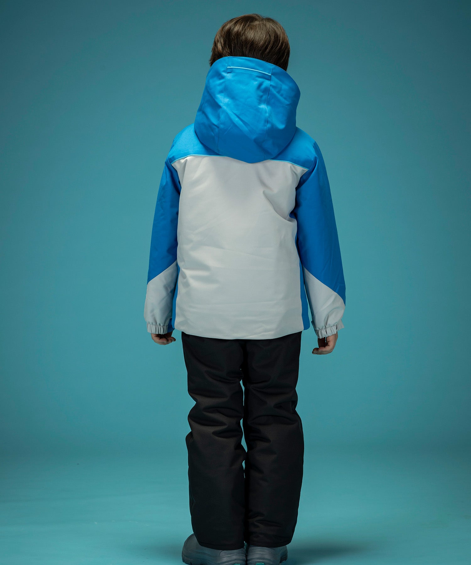 【KIDS/JUNIOR】Color Blocking Junior Two-piece ストレートラインスリーブスジュニアツーピース / JUNIOR / 子供用スキーウェア アウター上下セット / 最大20cmサイズ調整可能 /phenixスキーウェア 24AW