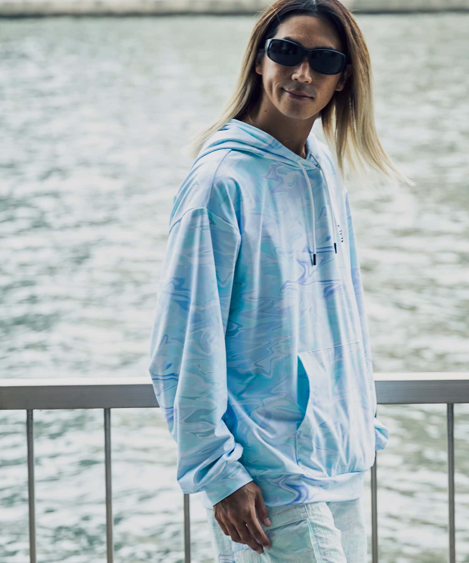 【MENS】ロングスリーブフーディ Boatmans Dry Hoodie
