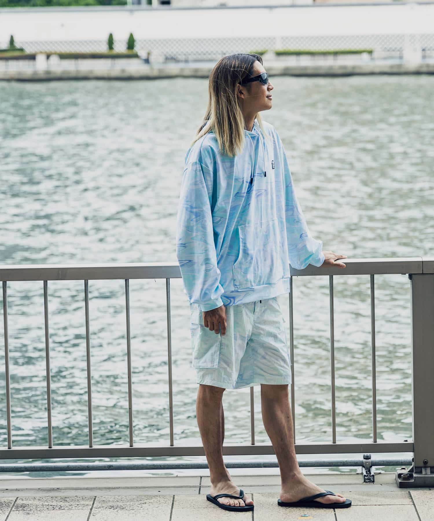 【MENS】ロングスリーブフーディ Boatmans Dry Hoodie