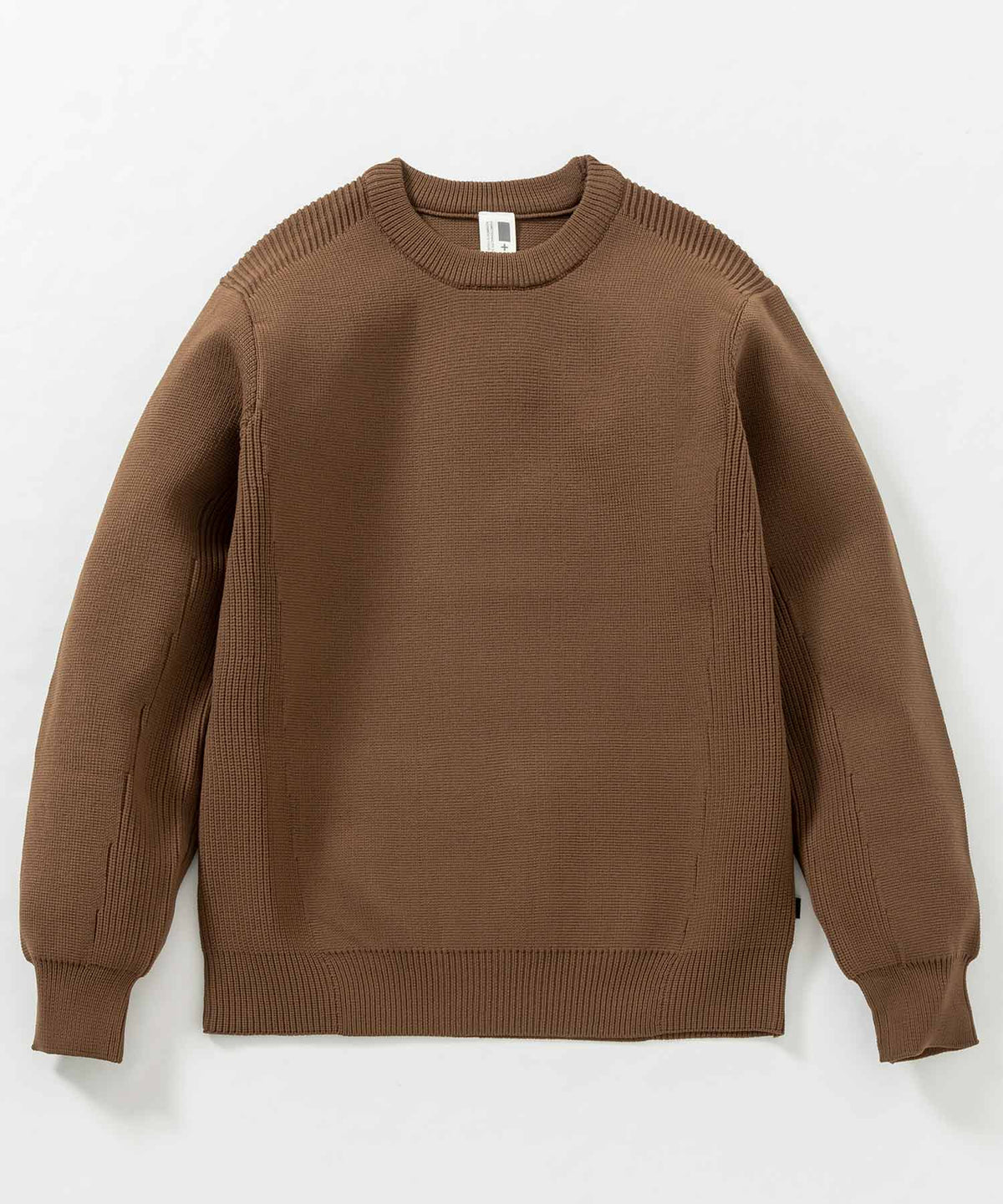 【MENS】HYBRID KNITTED LONG SLEEVE PULL OVER ハイブリッド ニット ロングスリーブ プルオーバー  +phenix(プラスフェニックス)