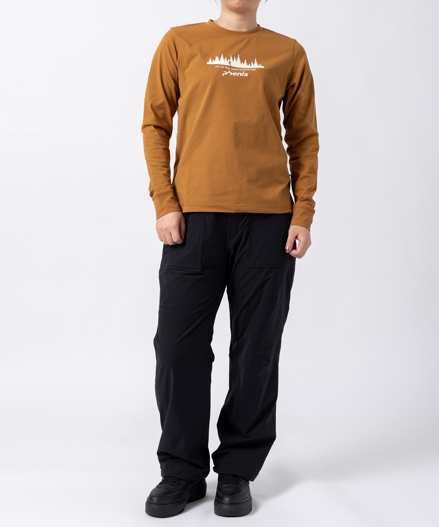 【WOMENS】PHENIX LONG SLEEVE T-SHIRT フェニックスロングスリーブTシャツ /phenix outdoor(フェニックスアウトドア)