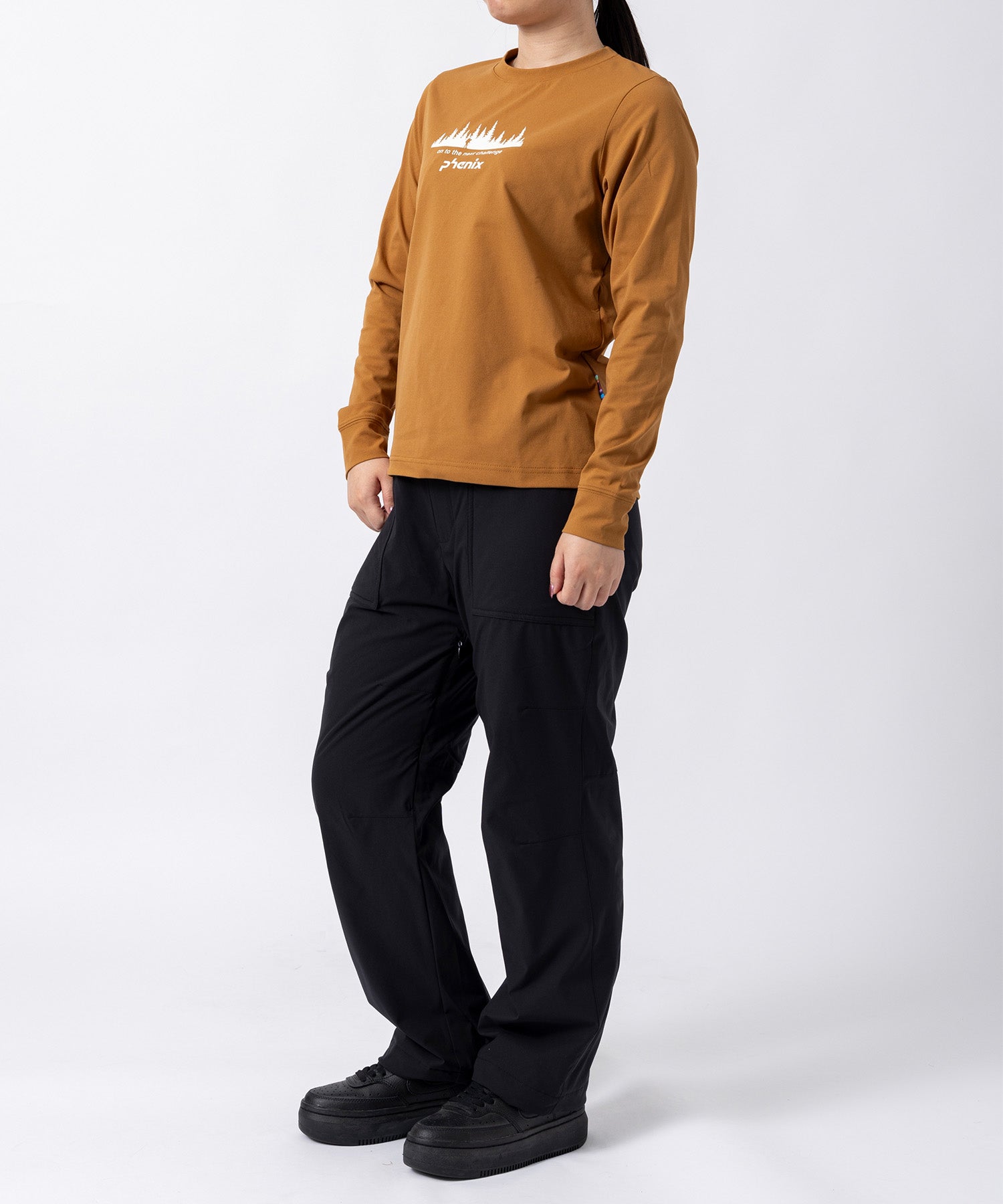 【WOMENS】PHENIX LONG SLEEVE T-SHIRT フェニックスロングスリーブTシャツ /phenix outdoor(フェニックスアウトドア)
