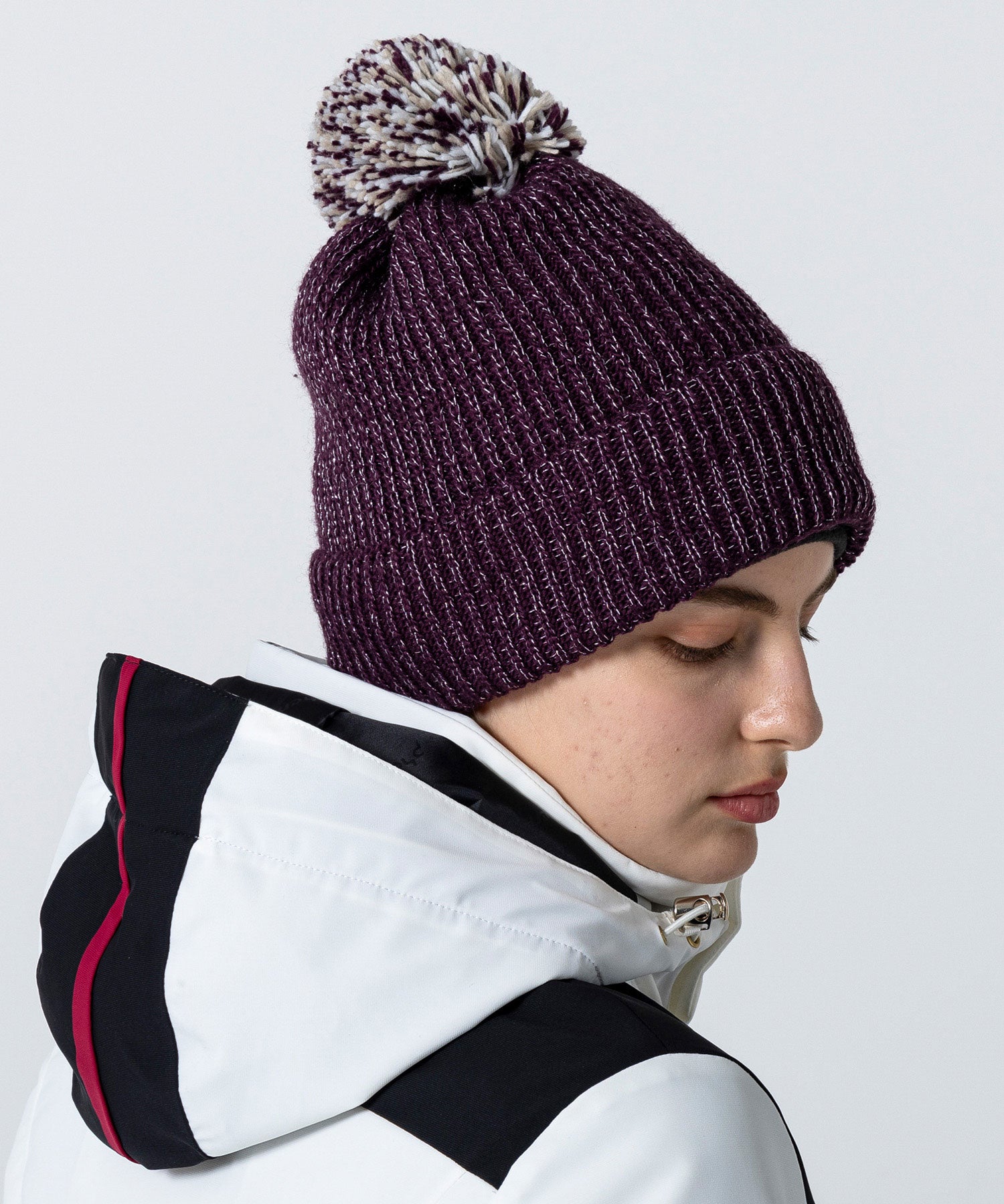 【WOMENS】 Mix Pompon Bright Watch Hat ミックスポンポンブライトニットハット /phenixスキーウェア 25AW