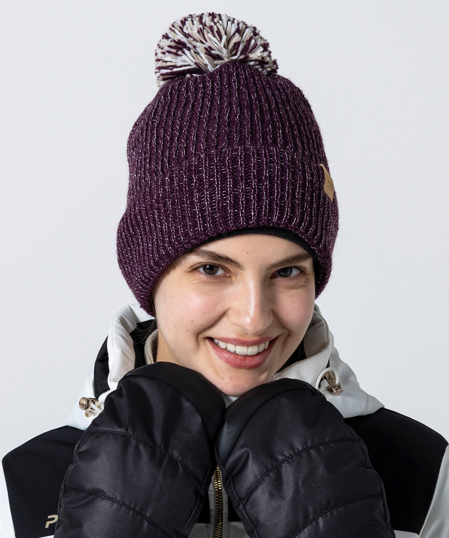 【WOMENS】 Mix Pompon Bright Watch Hat ミックスポンポンブライトニットハット /phenixスキーウェア 25AW