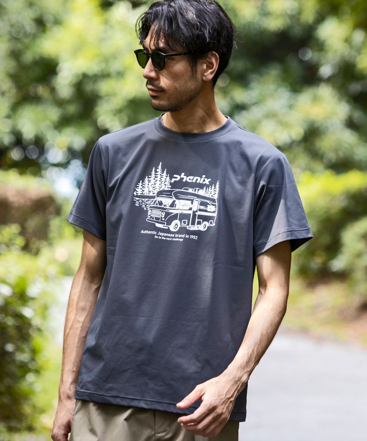 【MENS】PHENIX T-SHIRTS フェニックスTシャツ / 速乾 ストレッチ 日焼け防止 快適 抗菌 防臭 /phenix outdoor(フェニックスアウトドア)