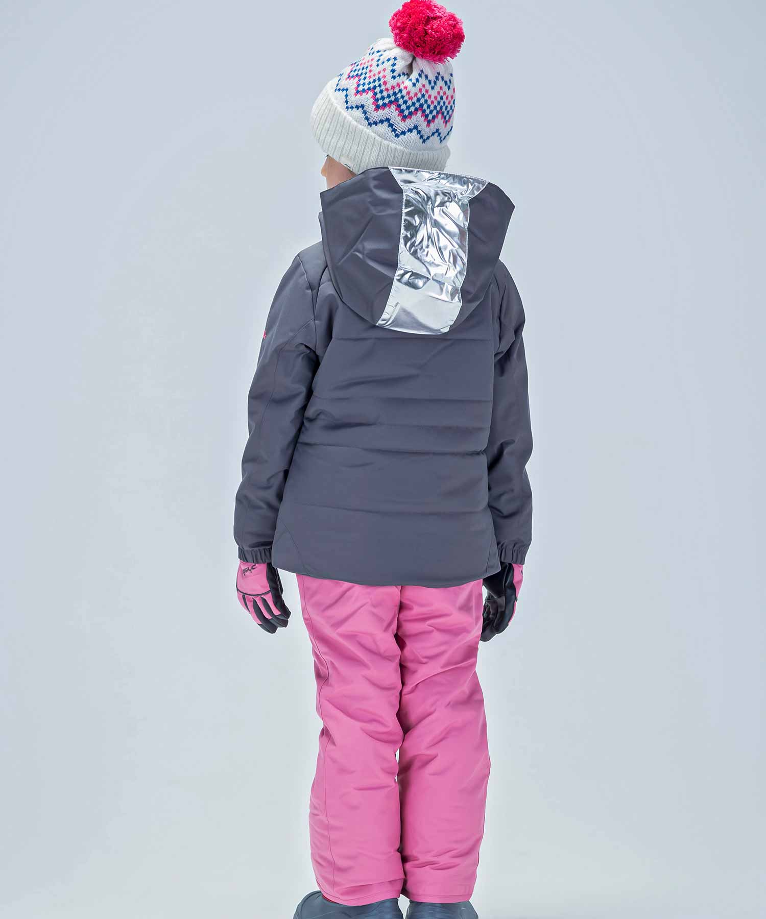 【KIDS/JUNIOR】子供用スキーウェア アウター上下セット ツーピース Snow White Junior Two-piece / Jr / 最大20cmサイズ調整可能 /phenixスキーウェア23AW