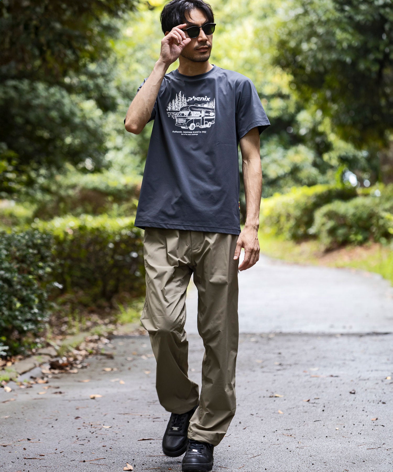 【MENS】PHENIX T-SHIRTS フェニックスTシャツ / 速乾 ストレッチ 日焼け防止 快適 抗菌 防臭 /phenix outdoor(フェニックスアウトドア)