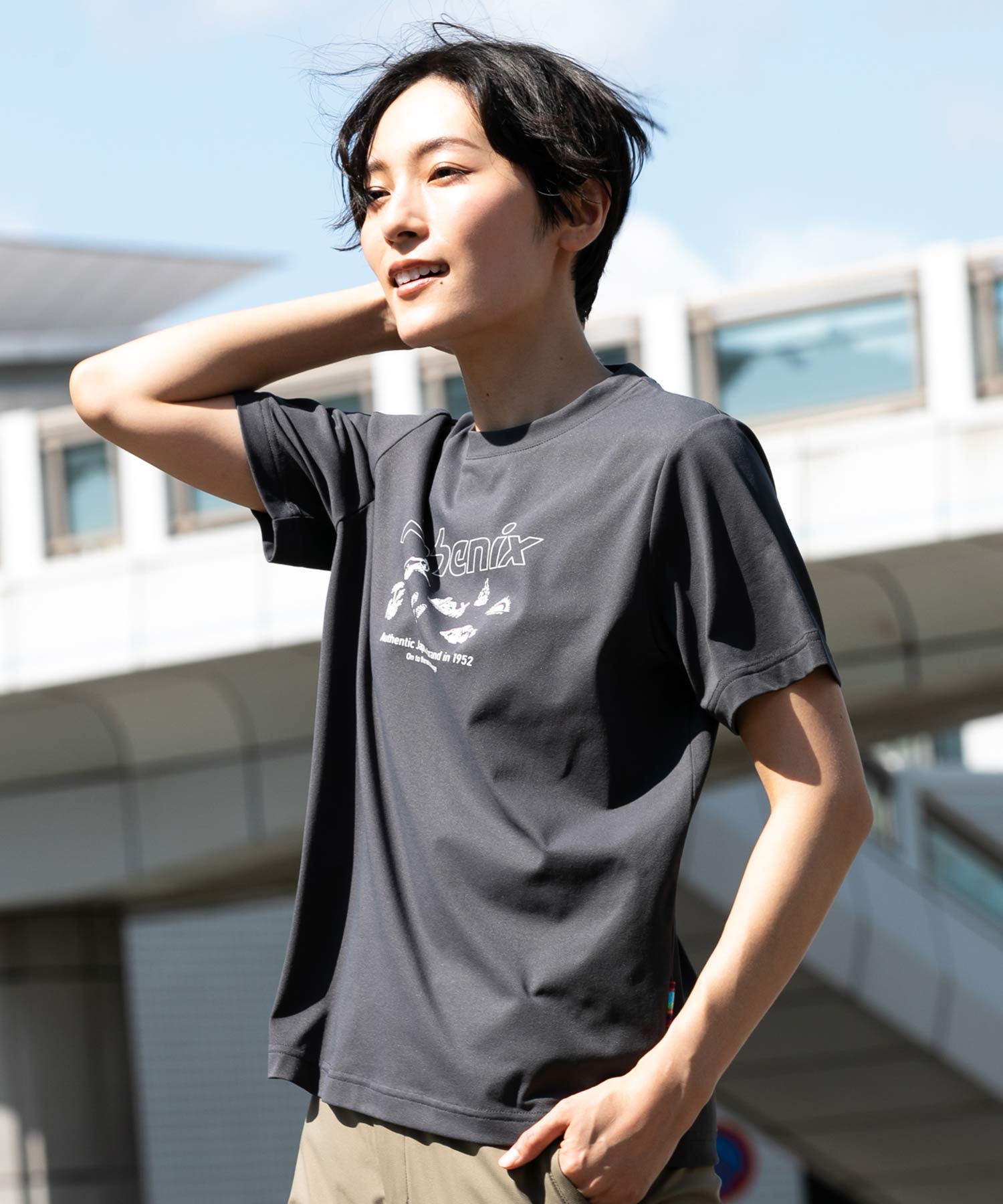 【WOMENS】PHENIX T-SHIRTS フェニックスTシャツ / 速乾 ストレッチ 日焼け防止 快適 抗菌 防臭 /phenix outdoor(フェニックスアウトドア)