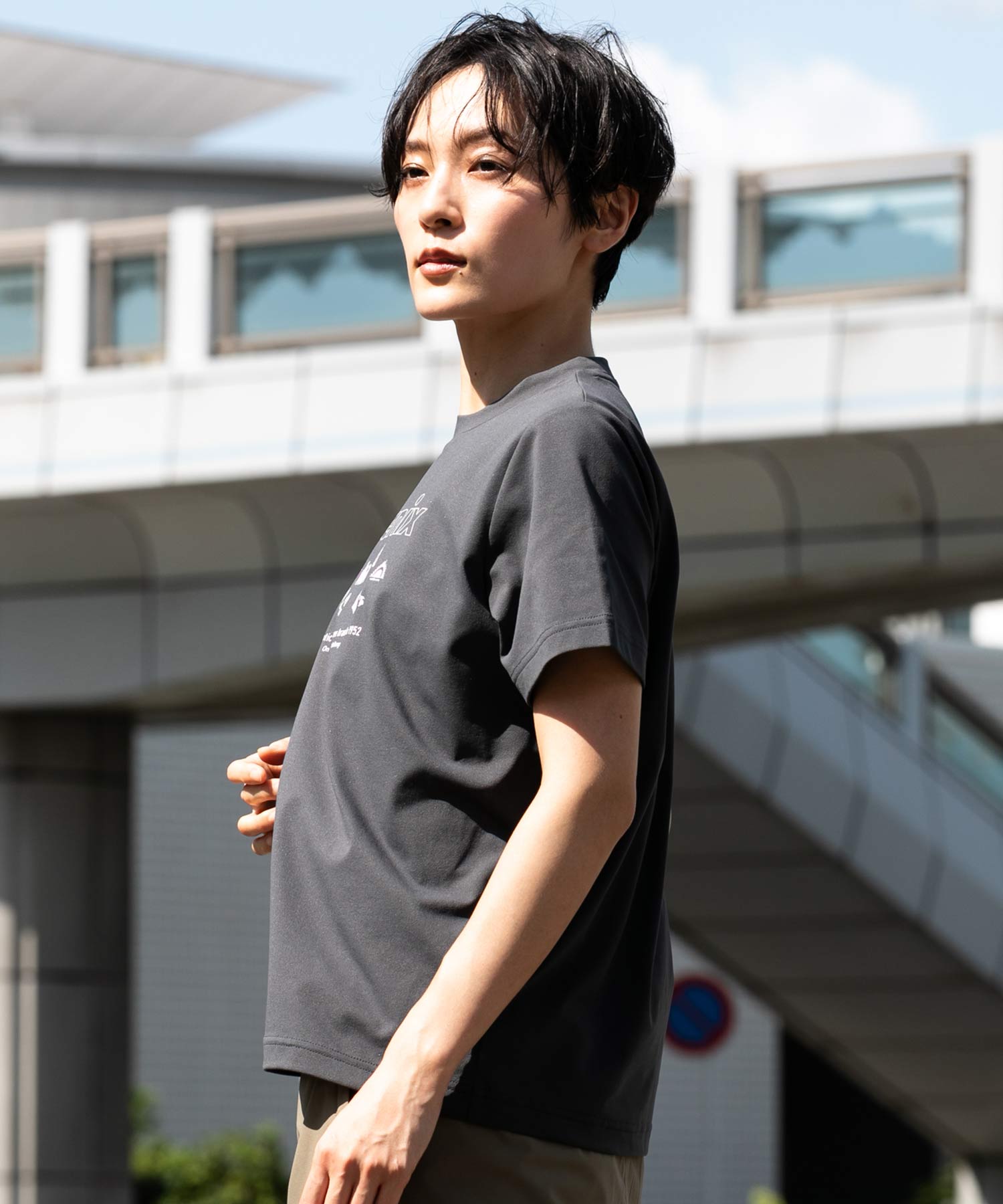 【WOMENS】PHENIX T-SHIRTS フェニックスTシャツ / 速乾 ストレッチ 日焼け防止 快適 抗菌 防臭 /phenix outdoor(フェニックスアウトドア)