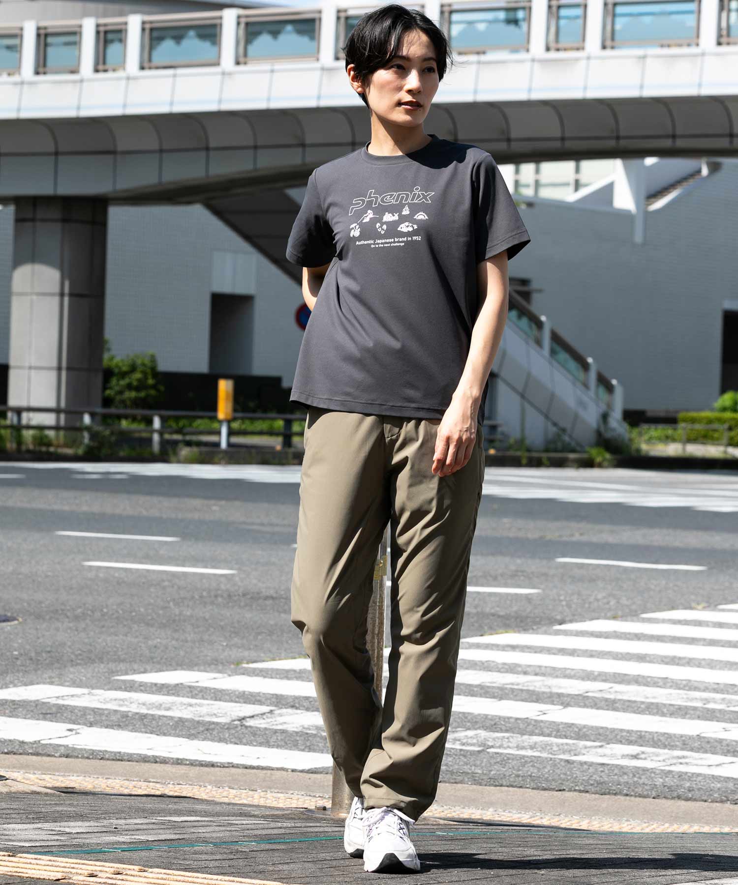 【WOMENS】PHENIX T-SHIRTS フェニックスTシャツ / 速乾 ストレッチ 日焼け防止 快適 抗菌 防臭 /phenix outdoor(フェニックスアウトドア)