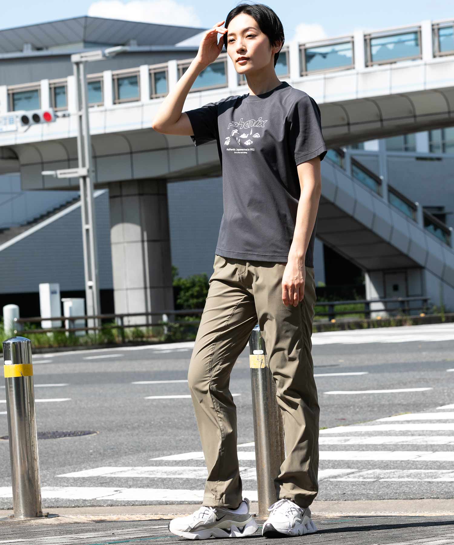 【WOMENS】PHENIX T-SHIRTS フェニックスTシャツ / 速乾 ストレッチ 日焼け防止 快適 抗菌 防臭 /phenix outdoor(フェニックスアウトドア)