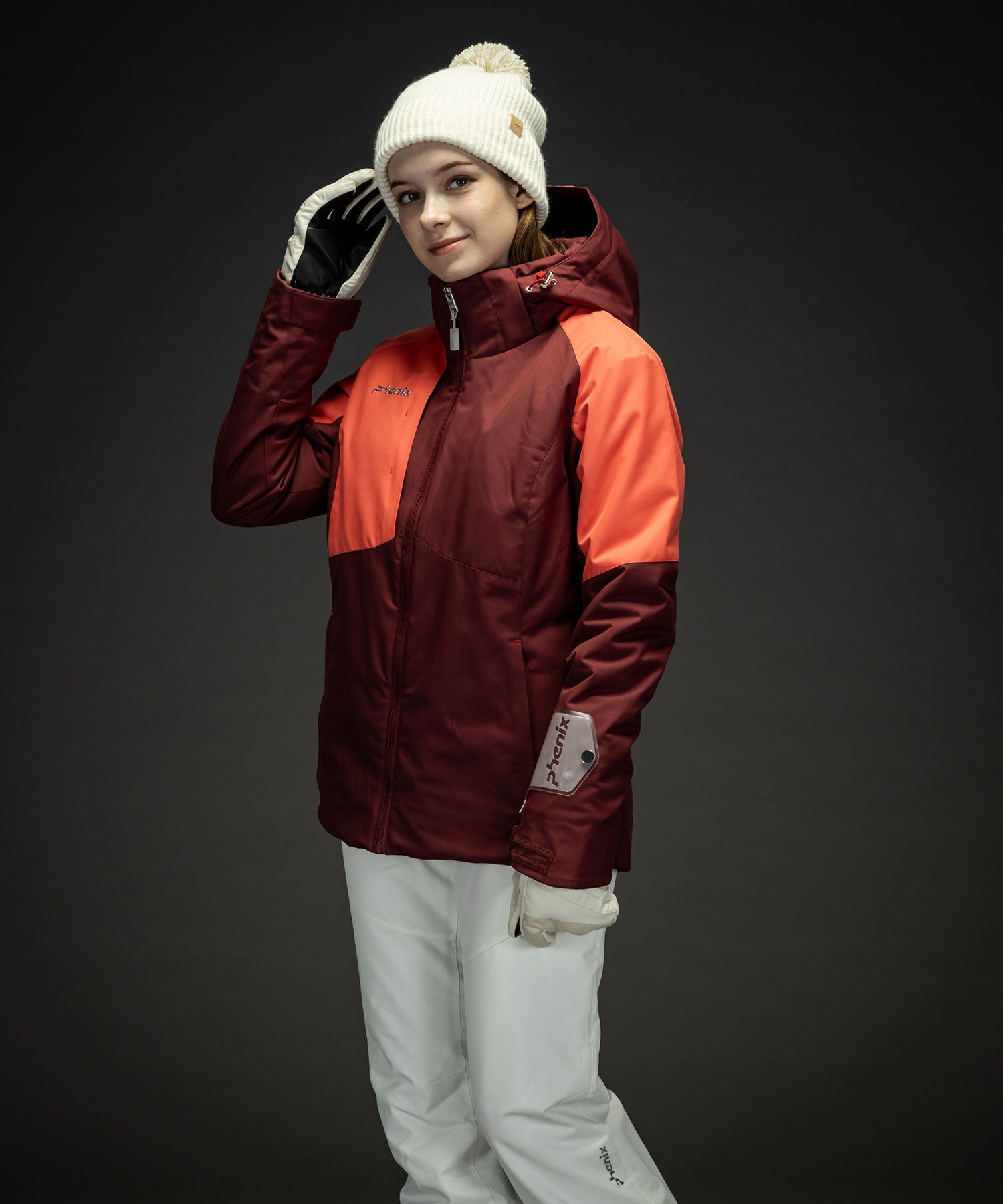 【WOMENS】Asymmetry Bicolor Jacket アシンメトリーバイカラージャケット / LEGACY / スキーウェア /phenixスキーウェア 24AW