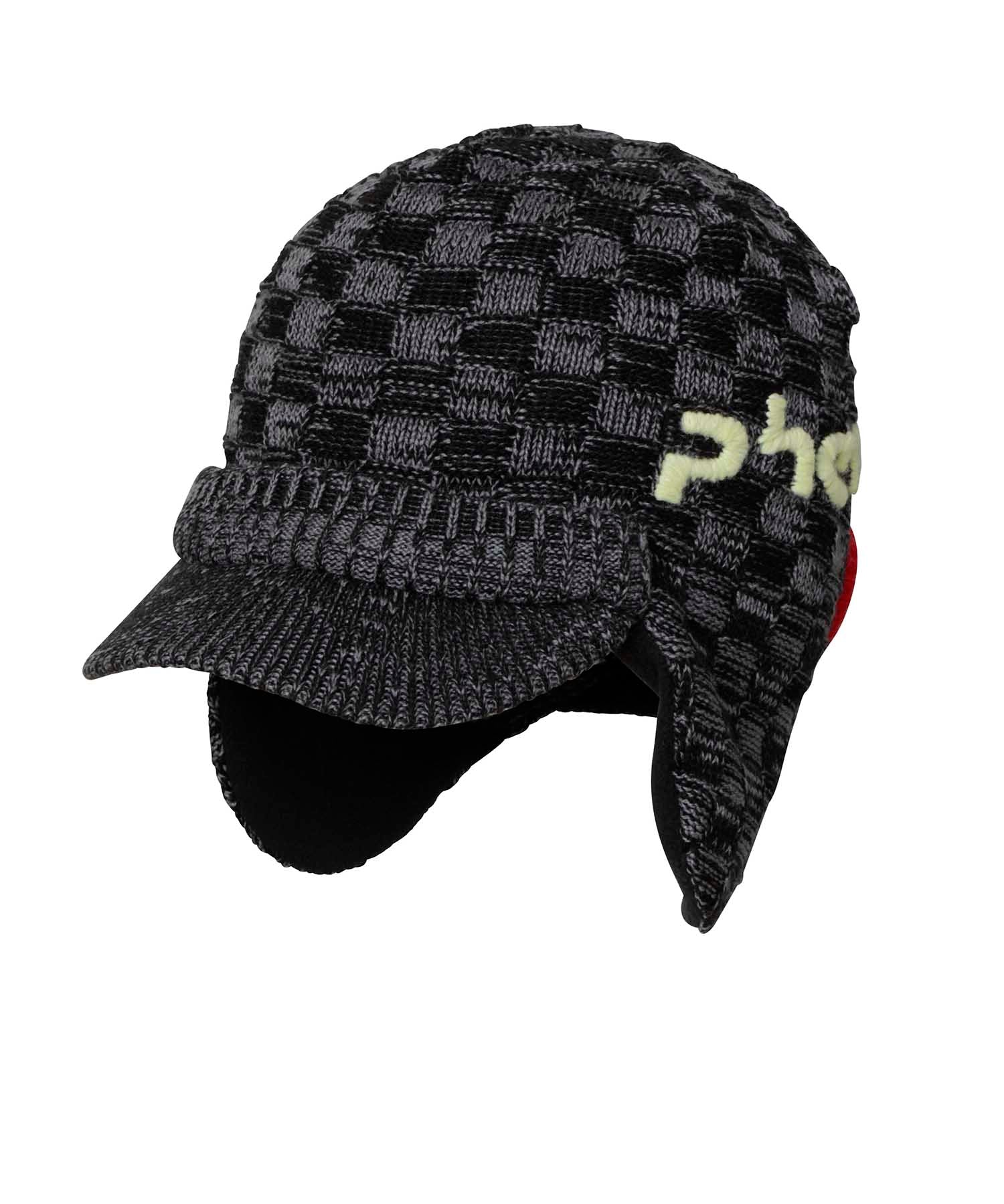 【KIDS/JUNIOR】子供用スキーウェア イヤーフラップニットハット 耳当て付き帽子 Maskman Earflap Knit Hat / Jr ACC /phenixスキーウェア23AW